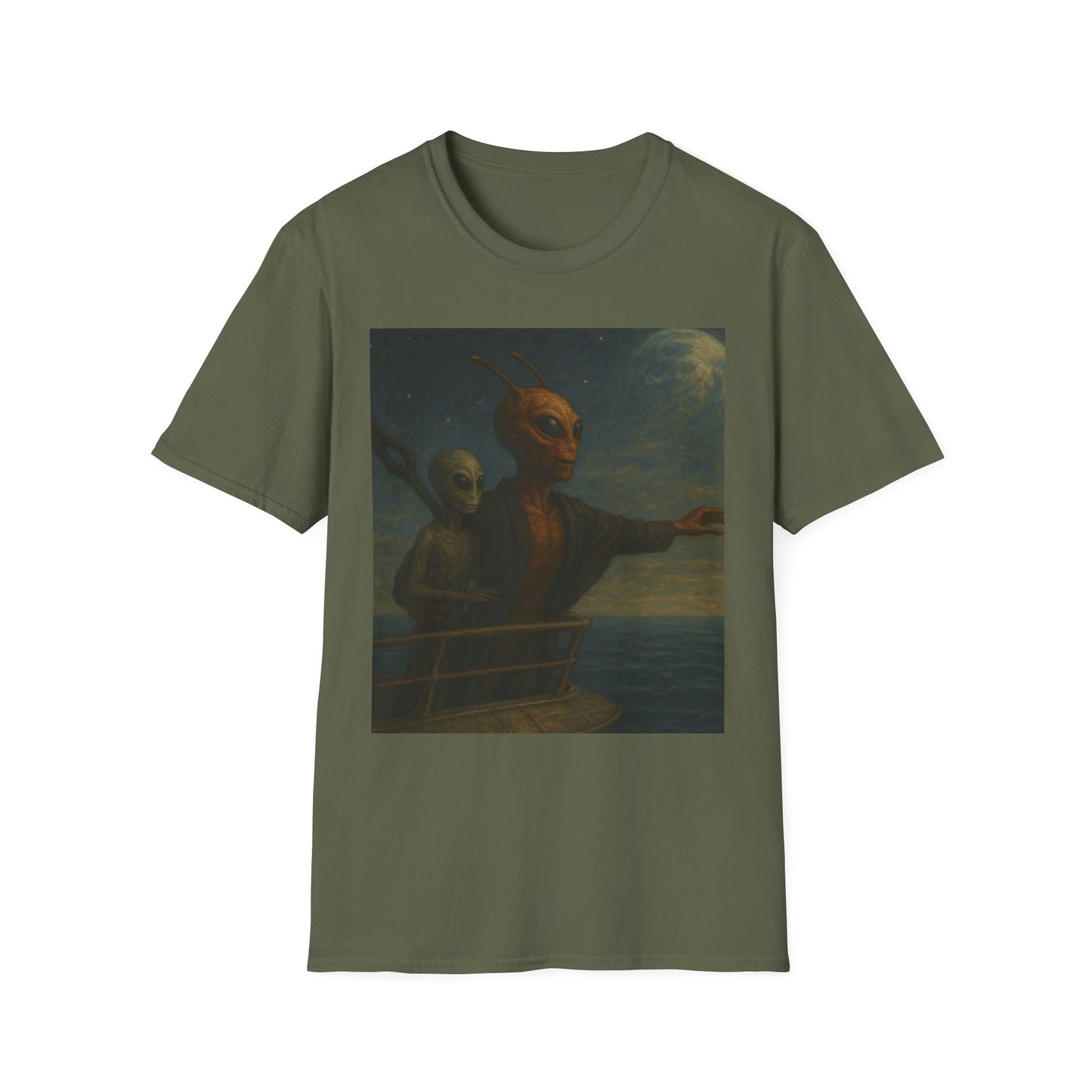 Alien Voyage T-Shirt — Vintage Surreal Art Tee
