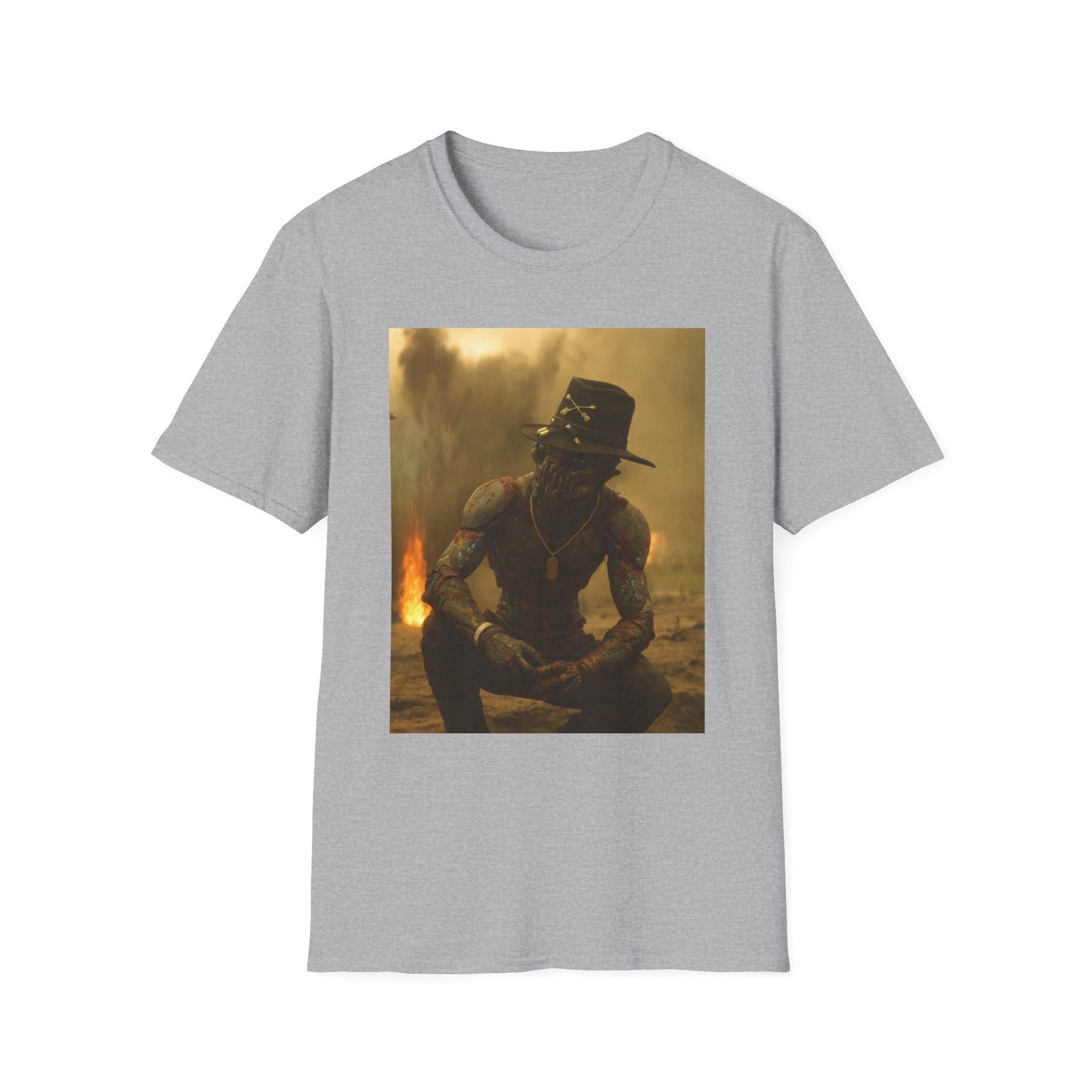Graphic T-Shirt — Dark Cowboy Post-Apocalyptic Scene