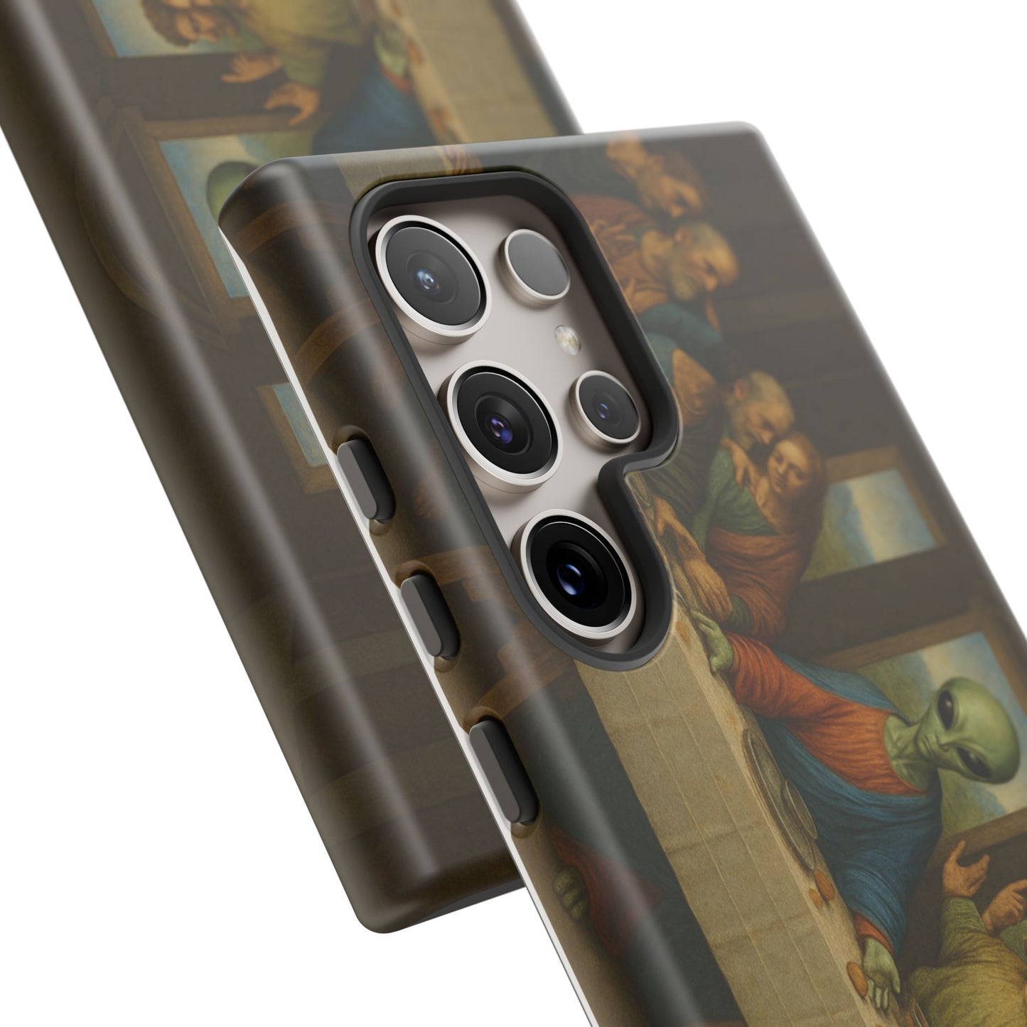 Phone Case - 'The Last Supper' Alien Parody Protective Cover