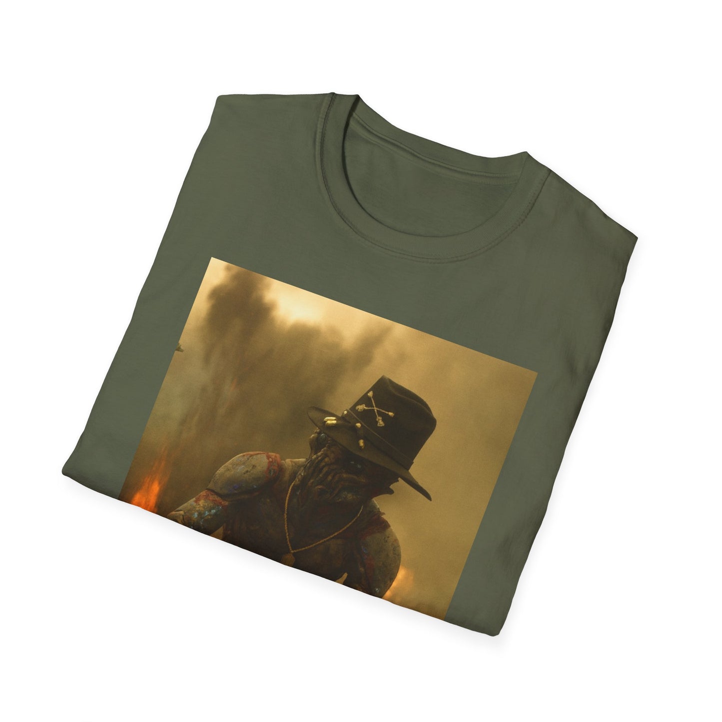Graphic T-Shirt — Dark Cowboy Post-Apocalyptic Scene