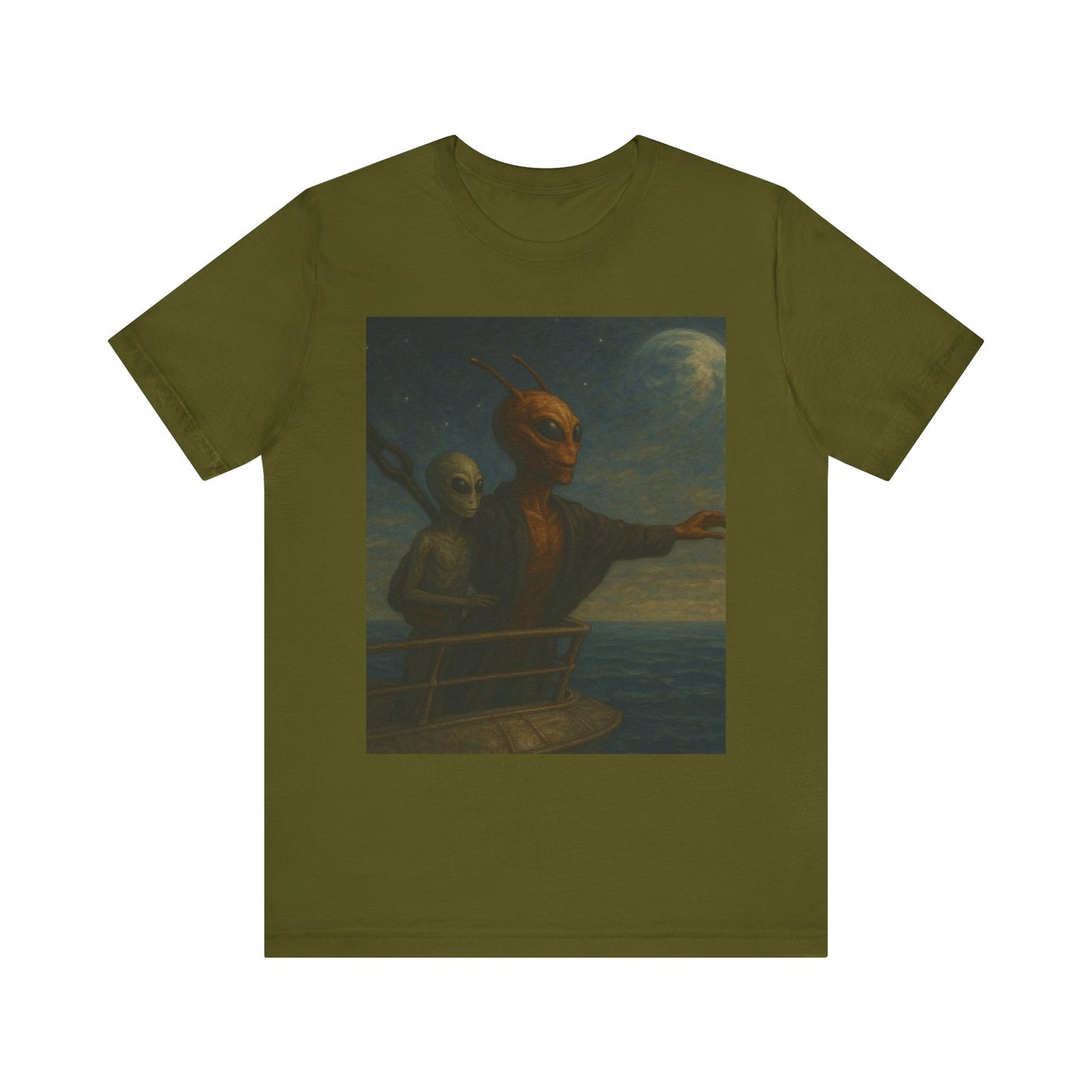 Alien Voyage T‑Shirt — Vintage Surreal Art Tee