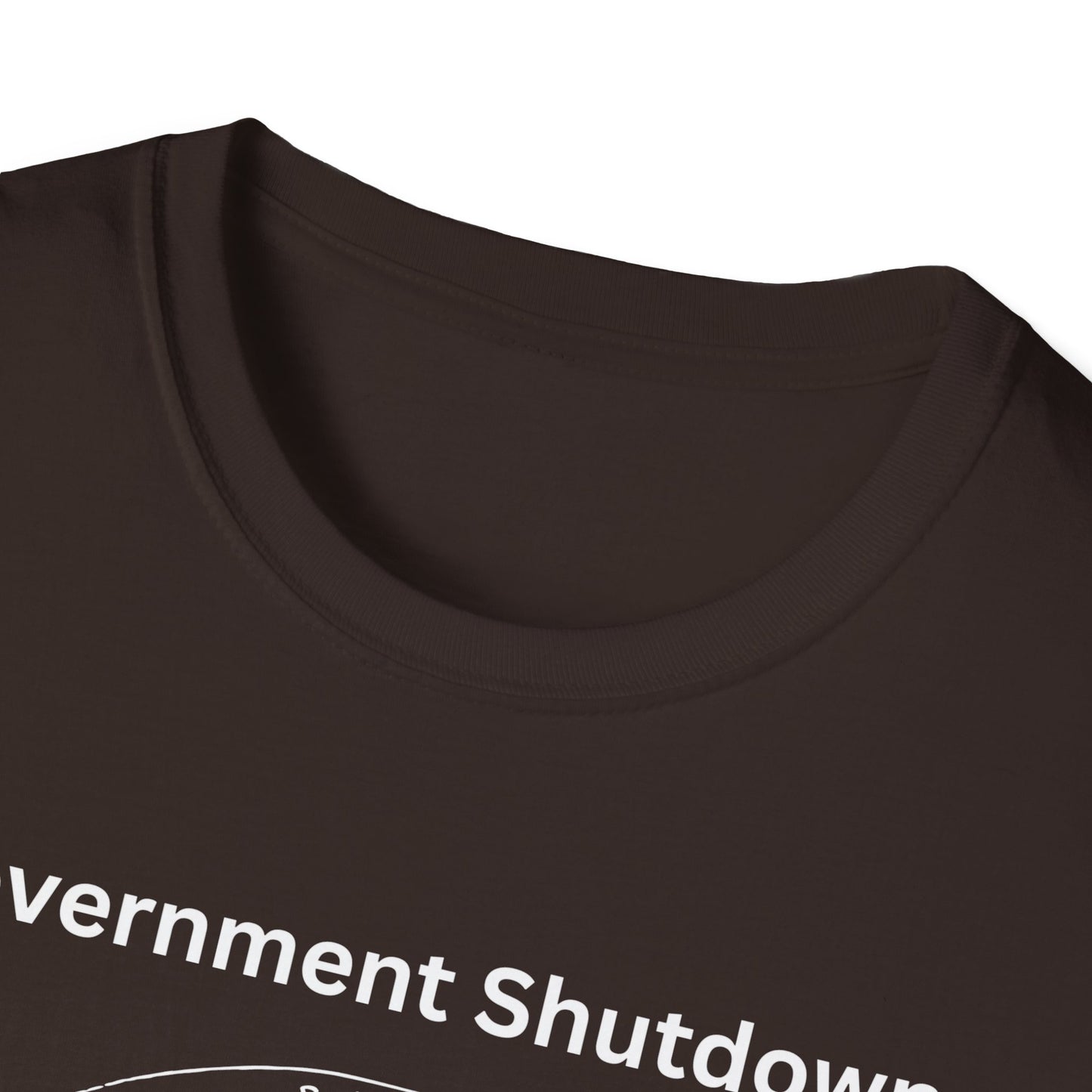 Government Shutdown Didn't Notice T-Shirt — Capitol Graphic Political Humor Tee