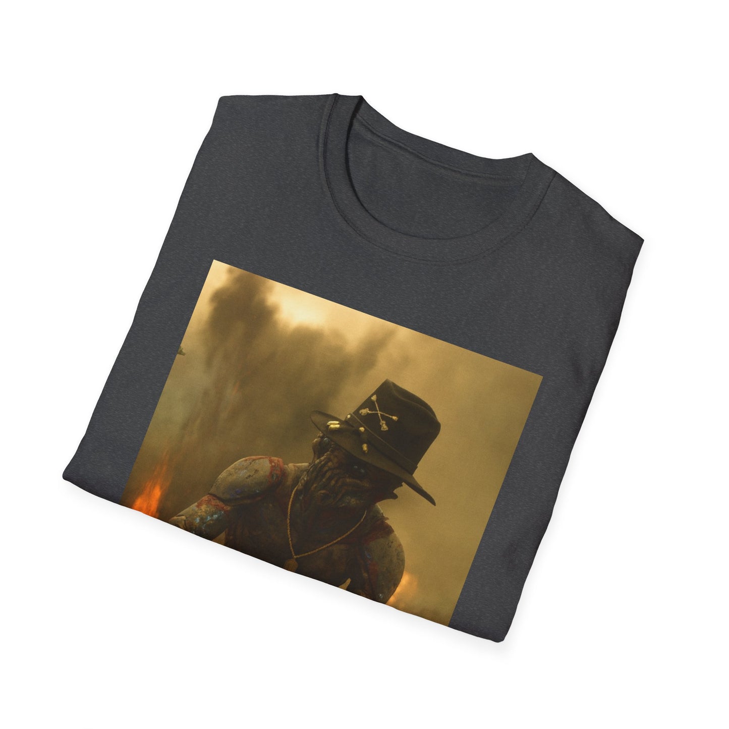 Graphic T-Shirt — Dark Cowboy Post-Apocalyptic Scene