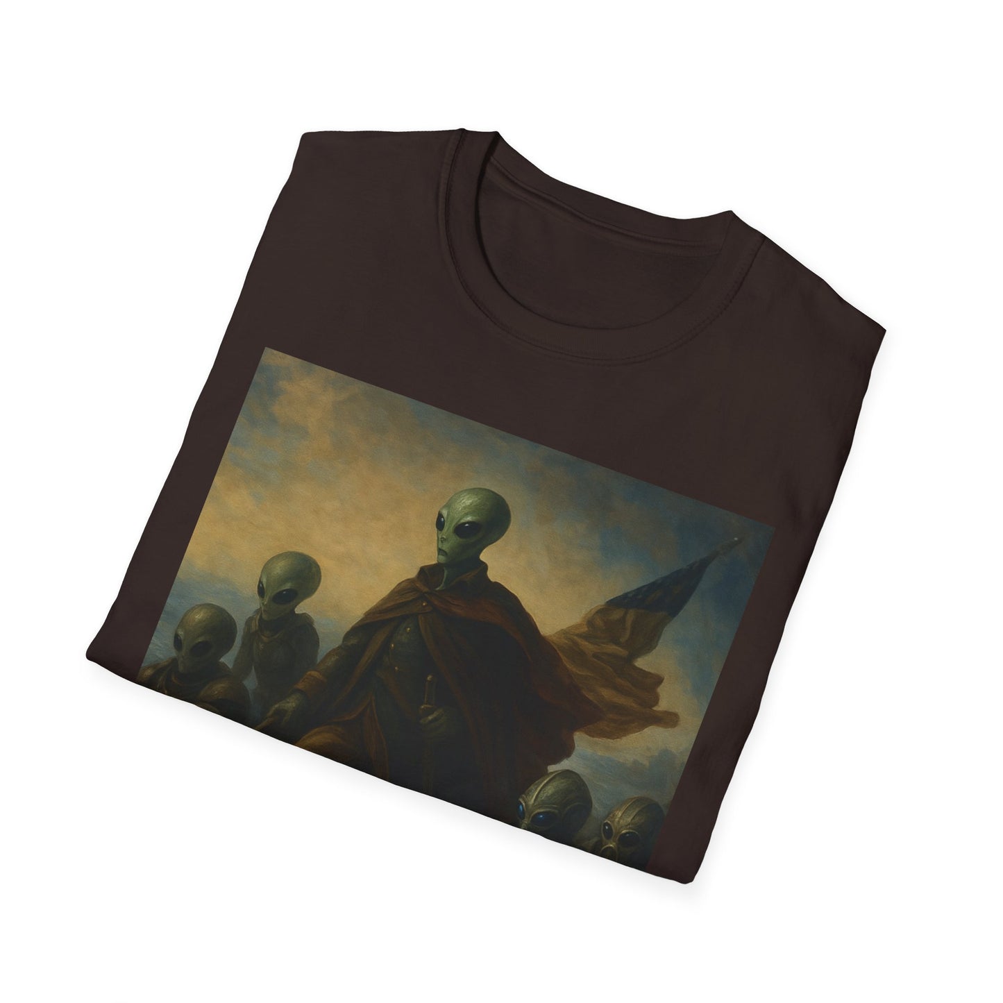 Alien Revolution T-Shirt — Vintage Portrait of Extraterrestrial Leaders