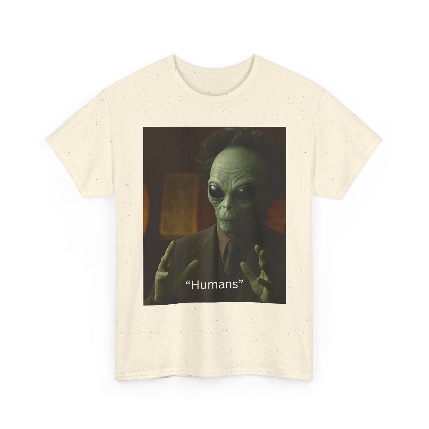 Alien Meme T-Shirt — 'Humans' Retro Funny Graphic Tee