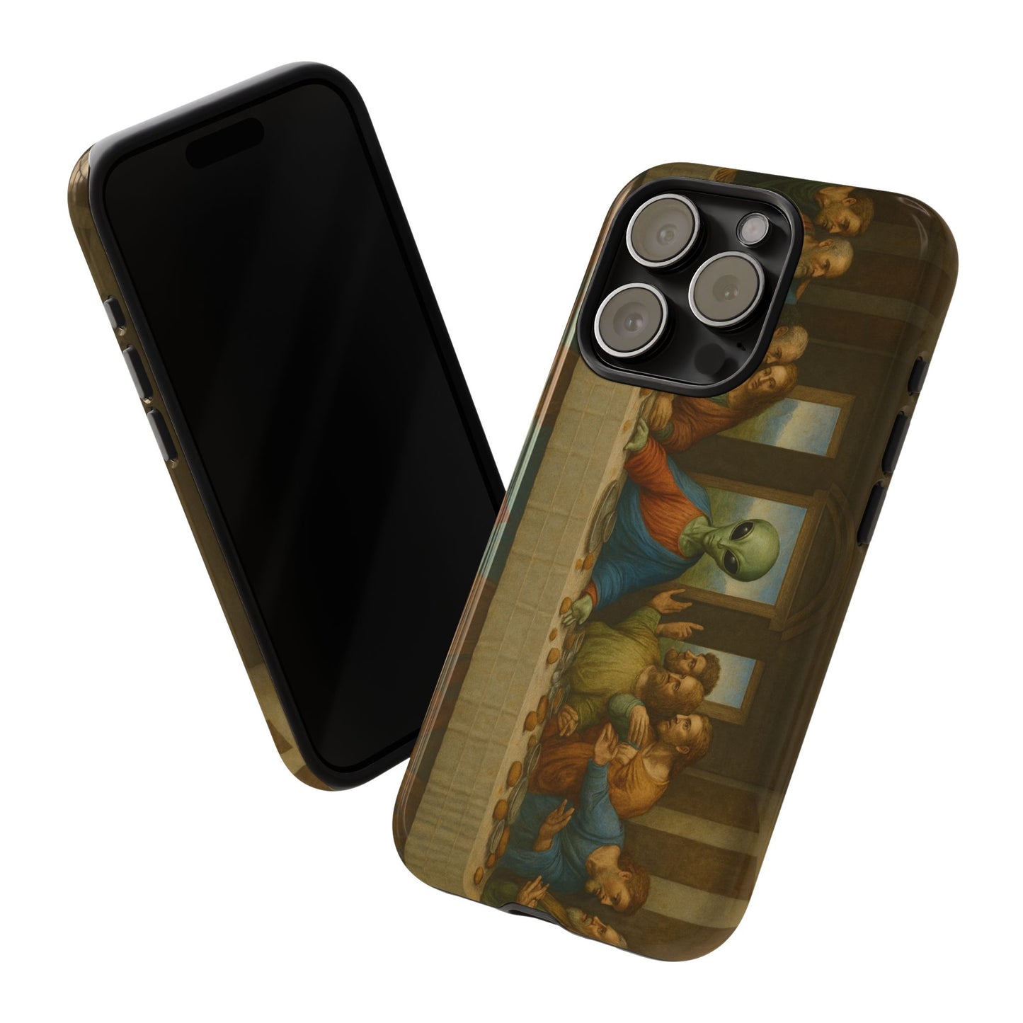 Phone Case - 'The Last Supper' Alien Parody Protective Cover
