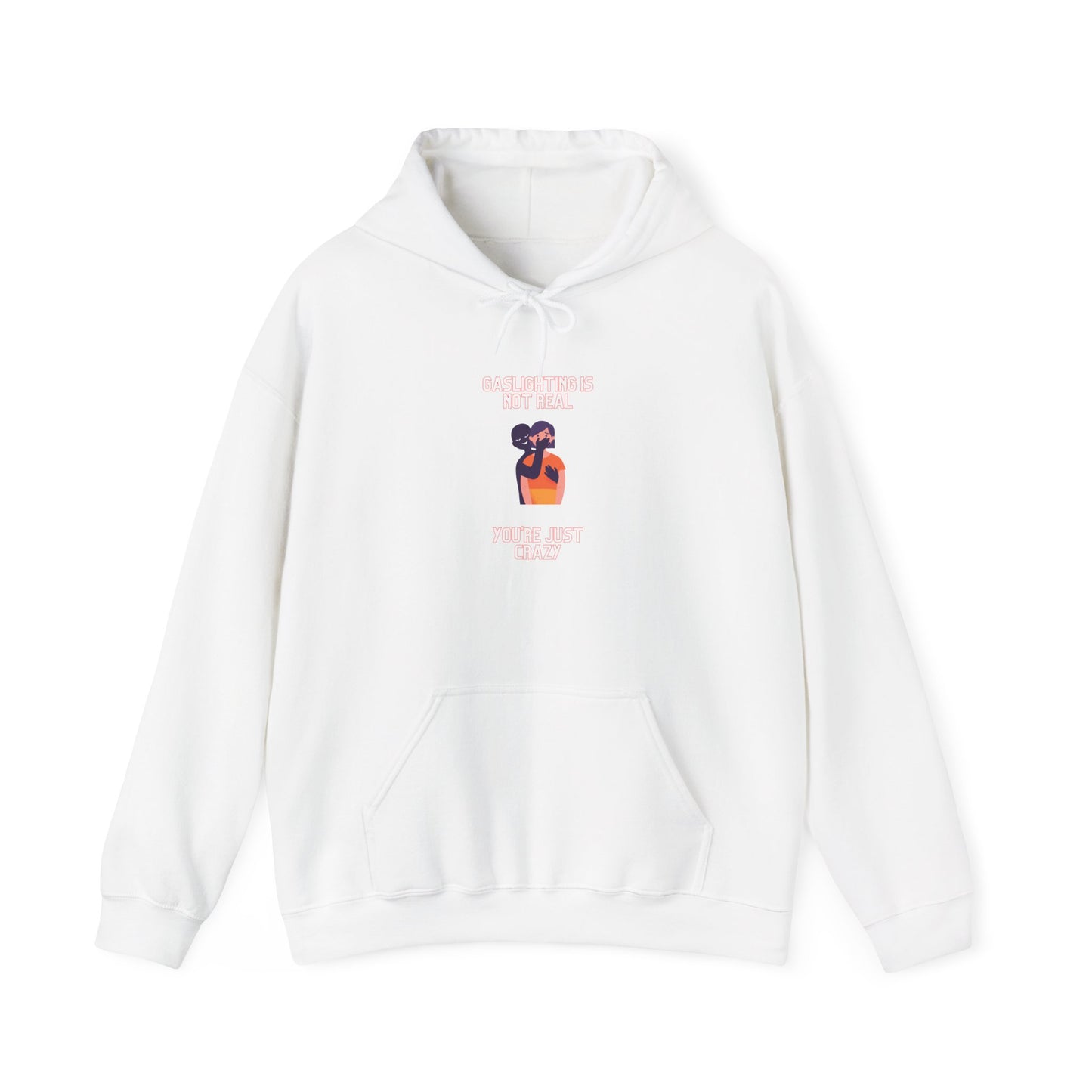 Minimal Portrait Hoodie — 'Gaslight' Graphic Pullover