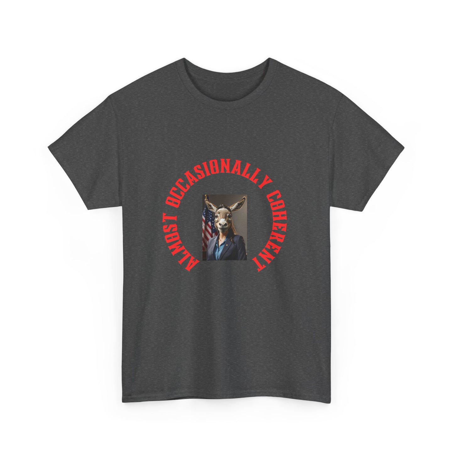 T-Shirt — Almost Occasionally Cheeky (Vintage Dog Portrait)