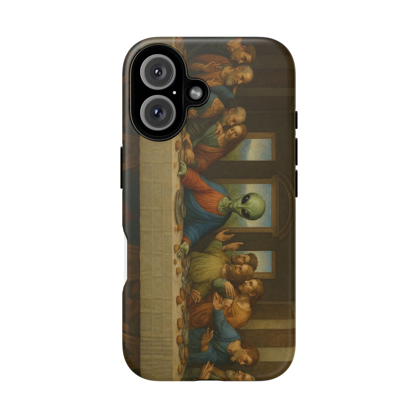 Phone Case - 'The Last Supper' Alien Parody Protective Cover