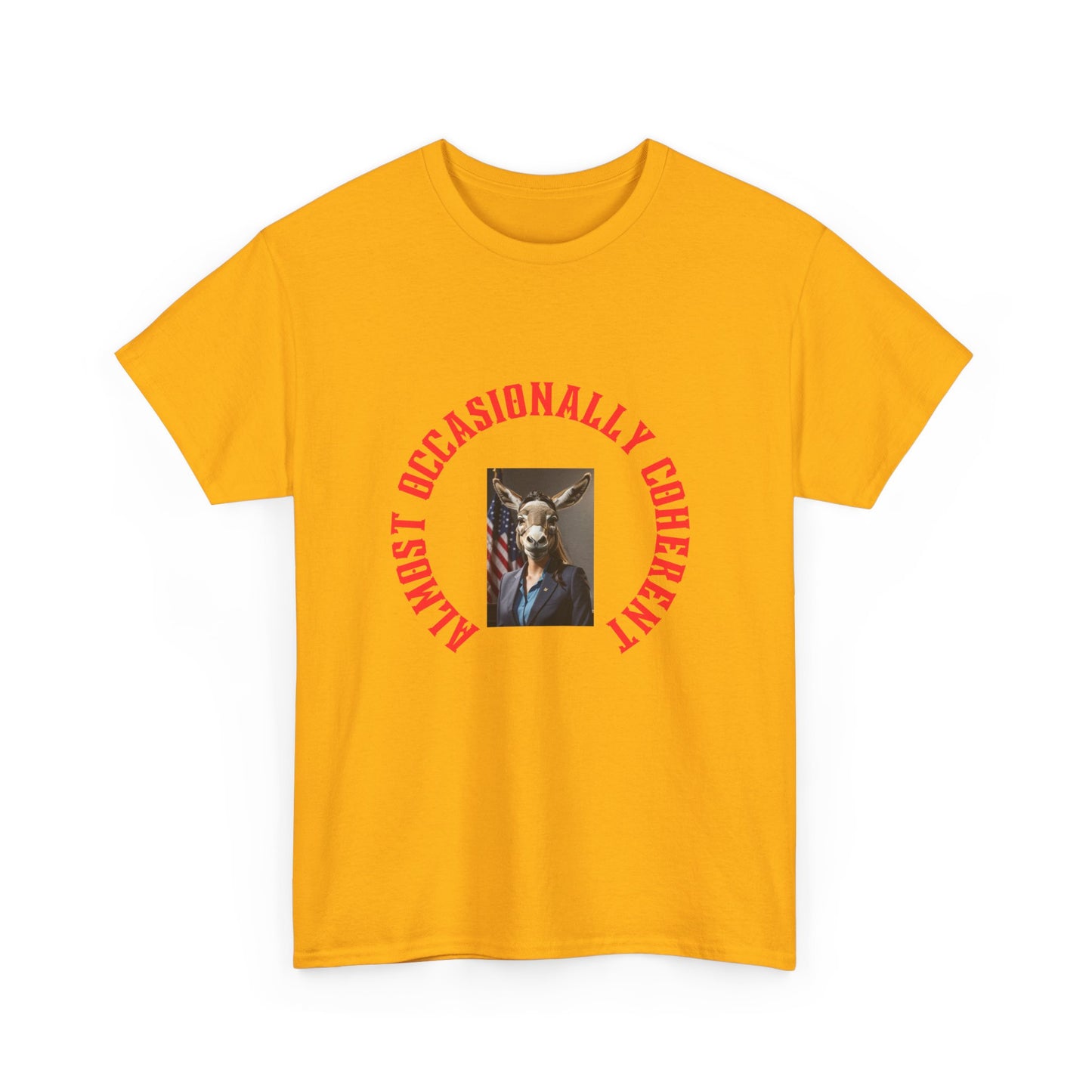 T-Shirt — Almost Occasionally Cheeky (Vintage Dog Portrait)