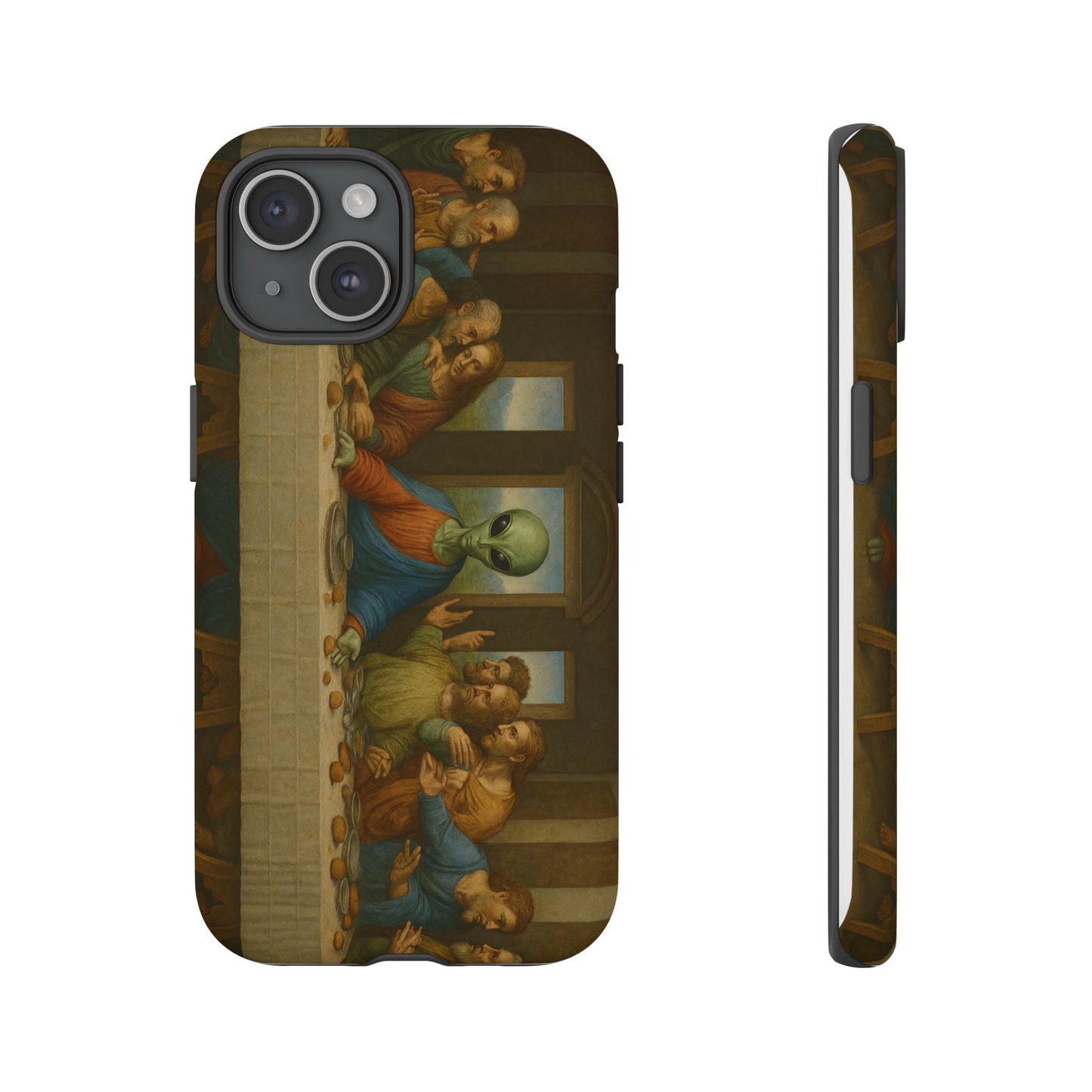 Phone Case - 'The Last Supper' Alien Parody Protective Cover