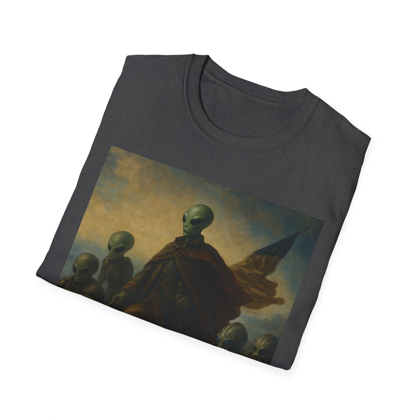 Alien Revolution T-Shirt — Vintage Portrait of Extraterrestrial Leaders