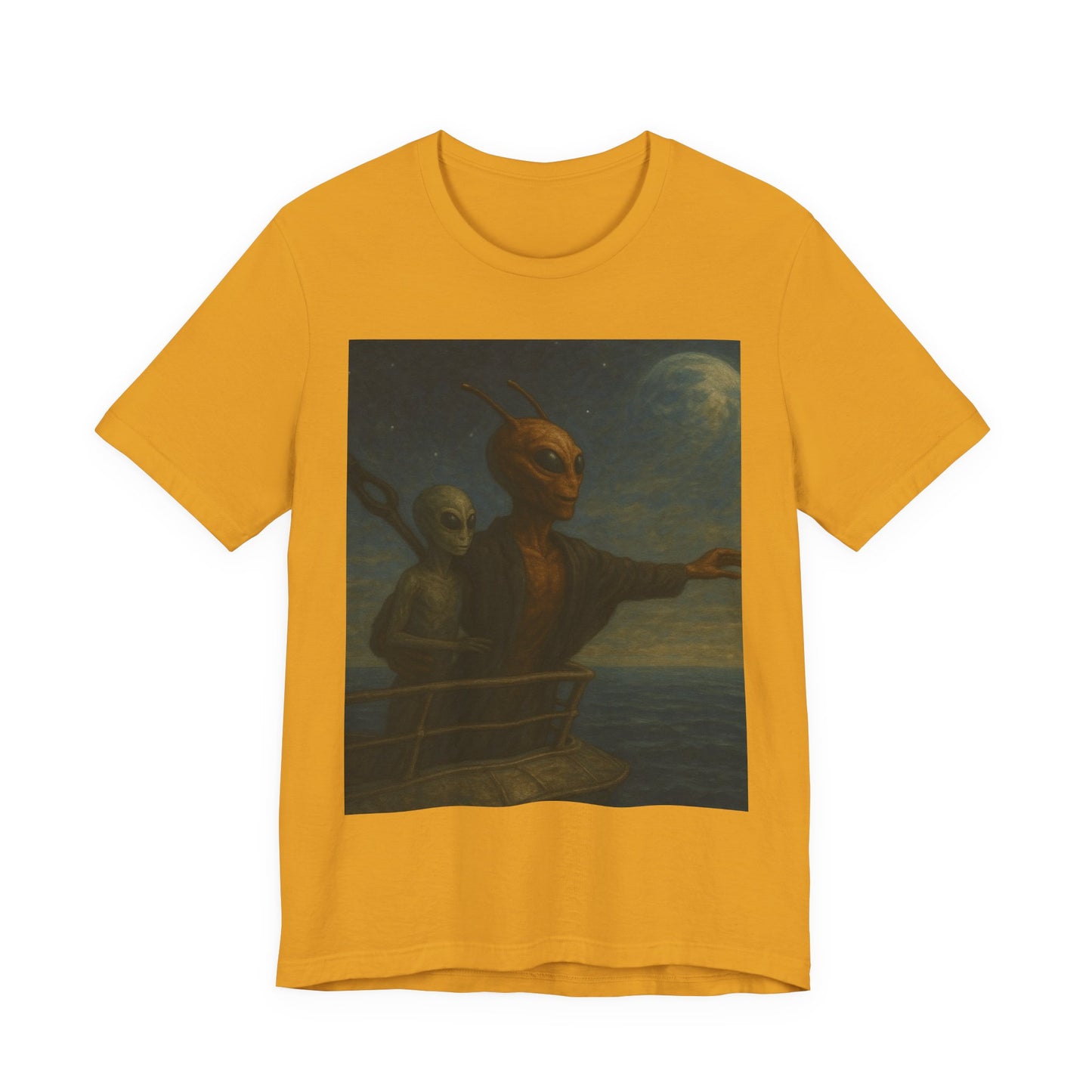 Alien Voyage T‑Shirt — Vintage Surreal Art Tee
