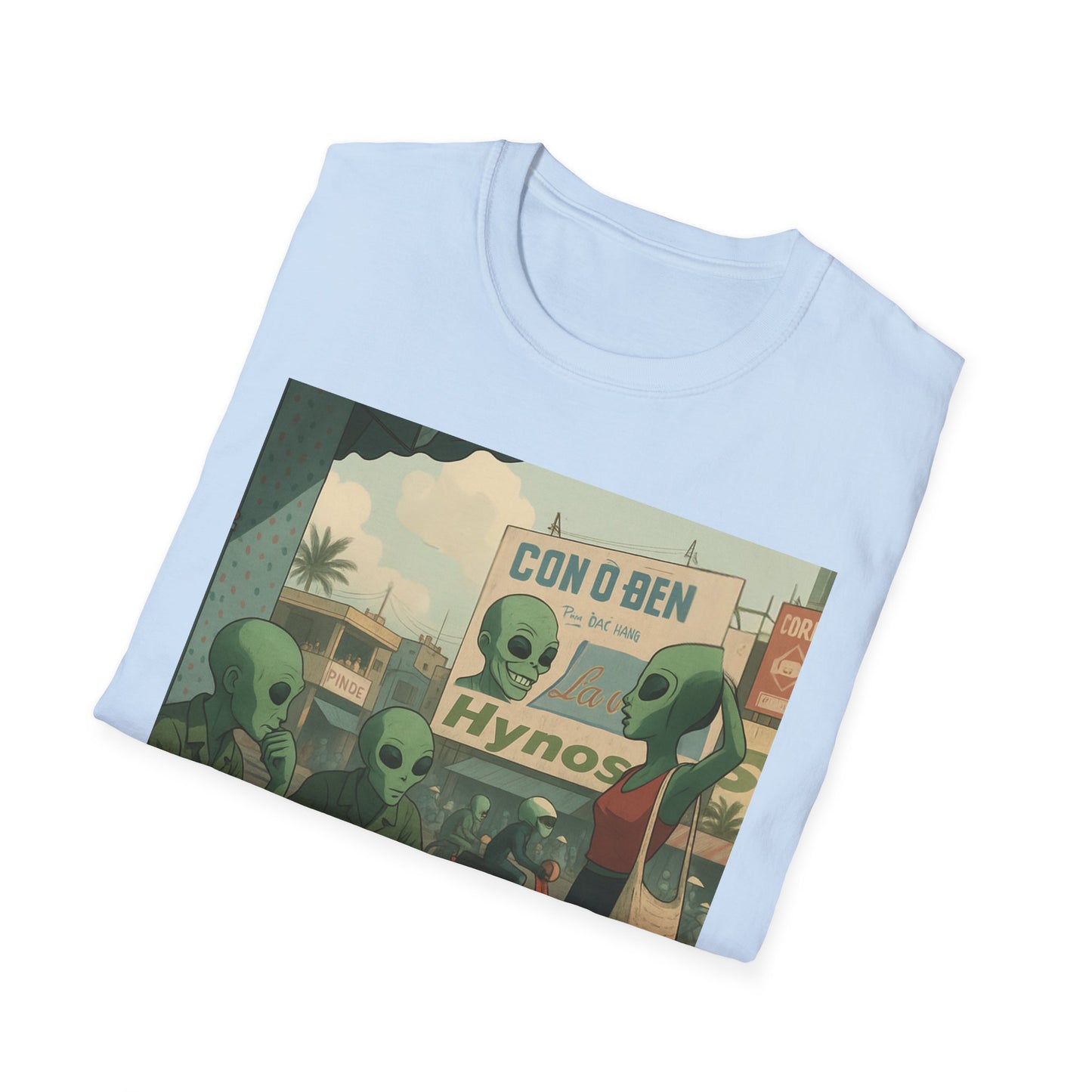 Alien Full Metal Jacket Graphic T-Shirt — Retro 'Con & Ben Hypnos' Illustration