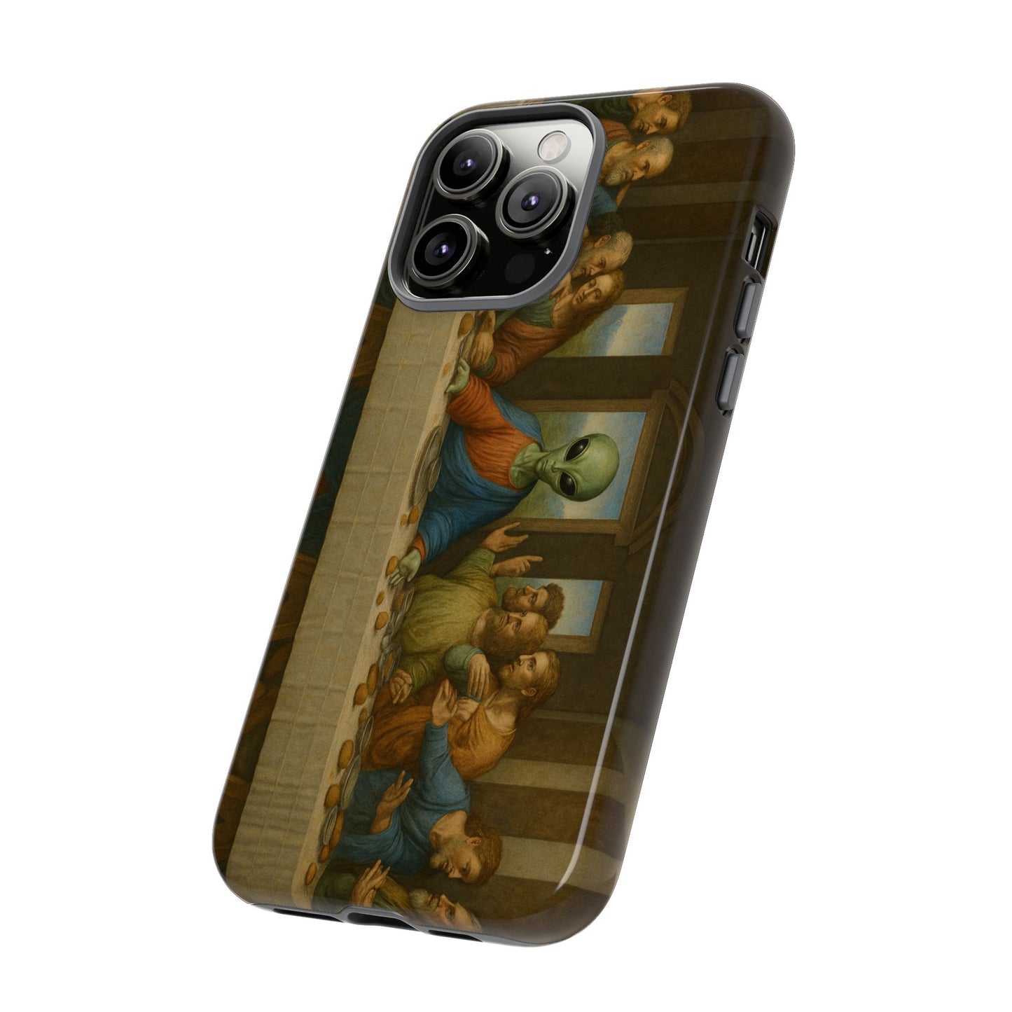Phone Case - 'The Last Supper' Alien Parody Protective Cover