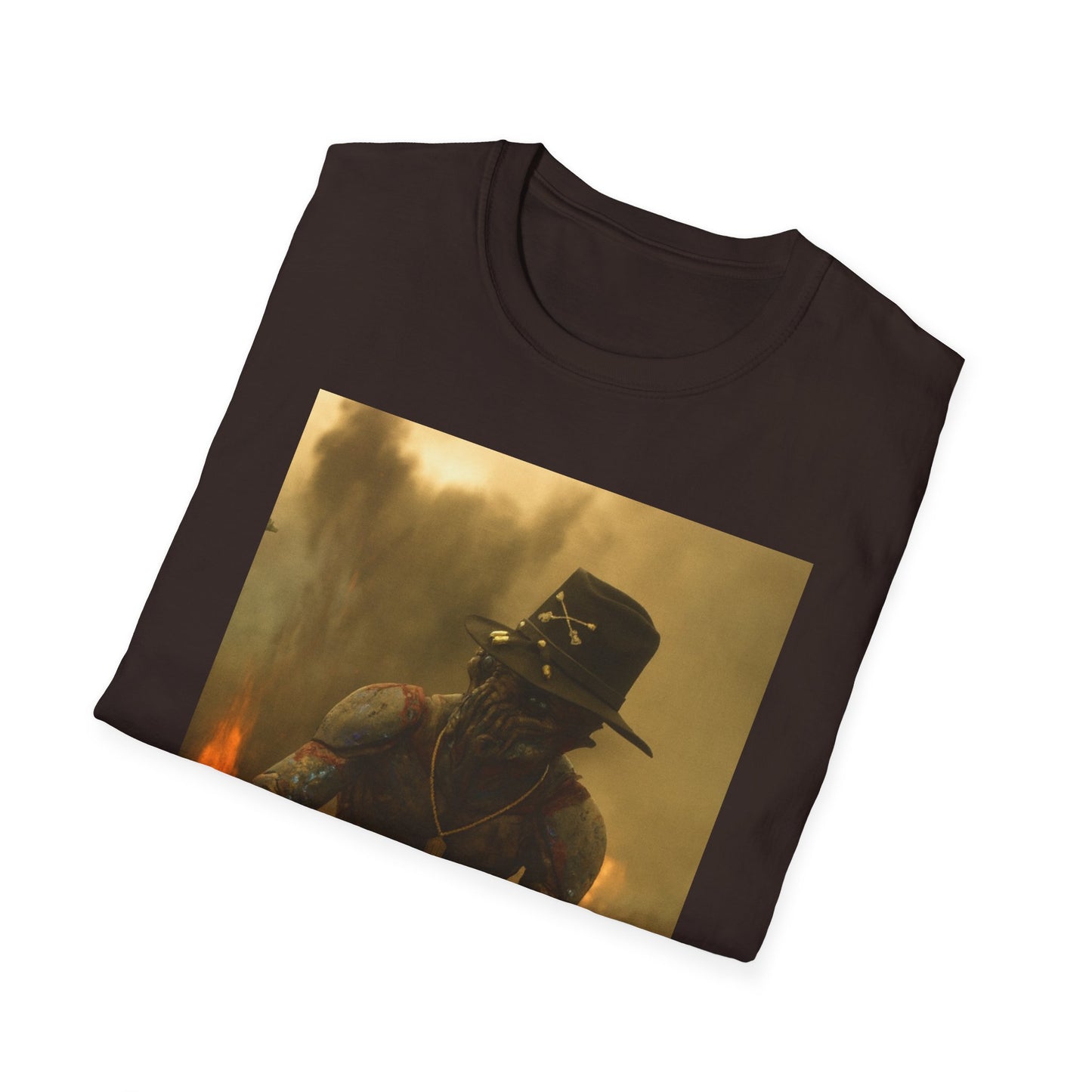 Graphic T-Shirt — Dark Cowboy Post-Apocalyptic Scene