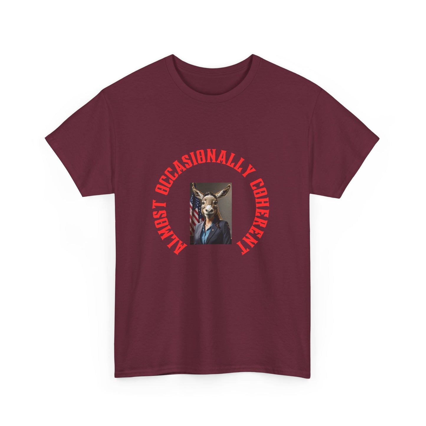 T-Shirt — Almost Occasionally Cheeky (Vintage Dog Portrait)