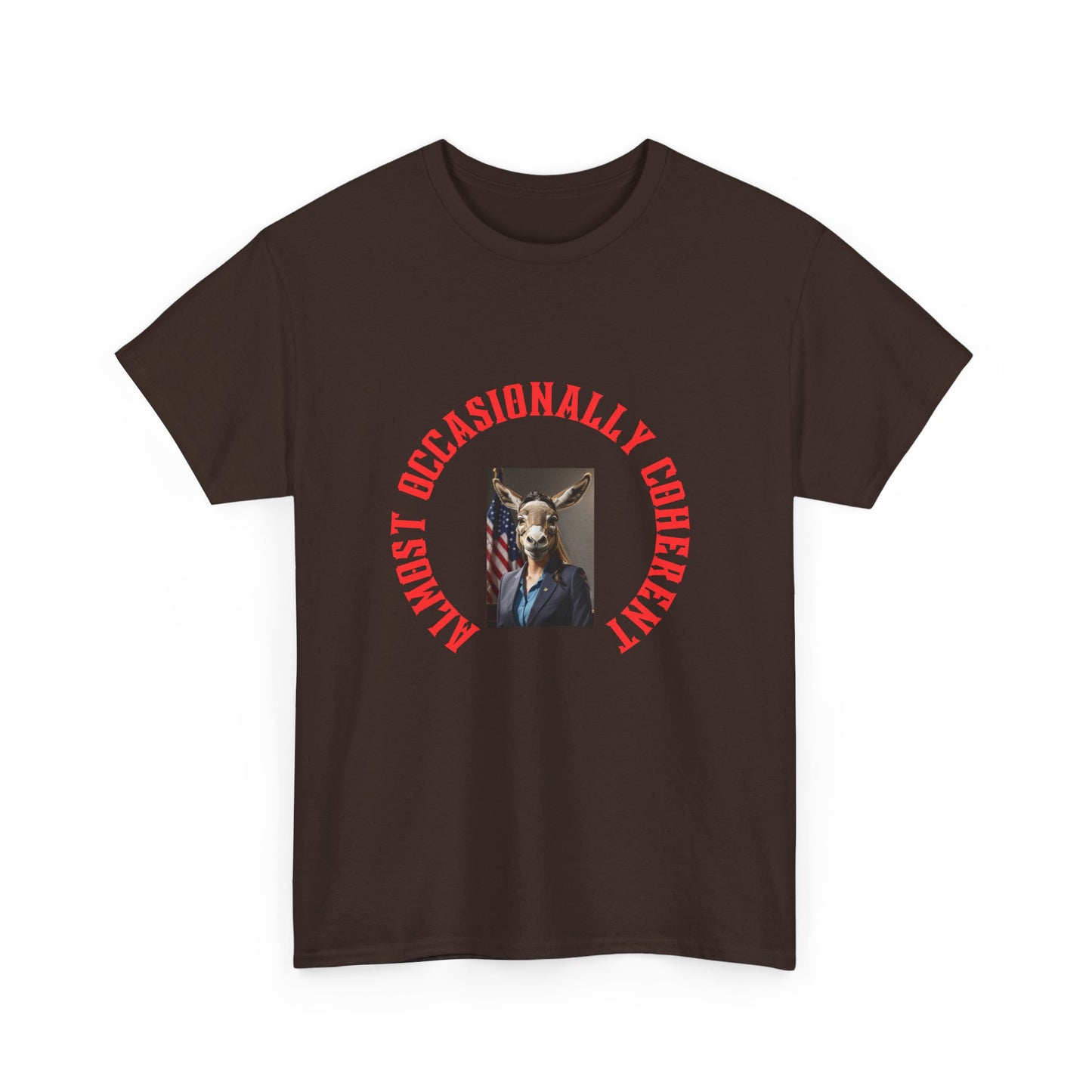 T-Shirt — Almost Occasionally Cheeky (Vintage Dog Portrait)