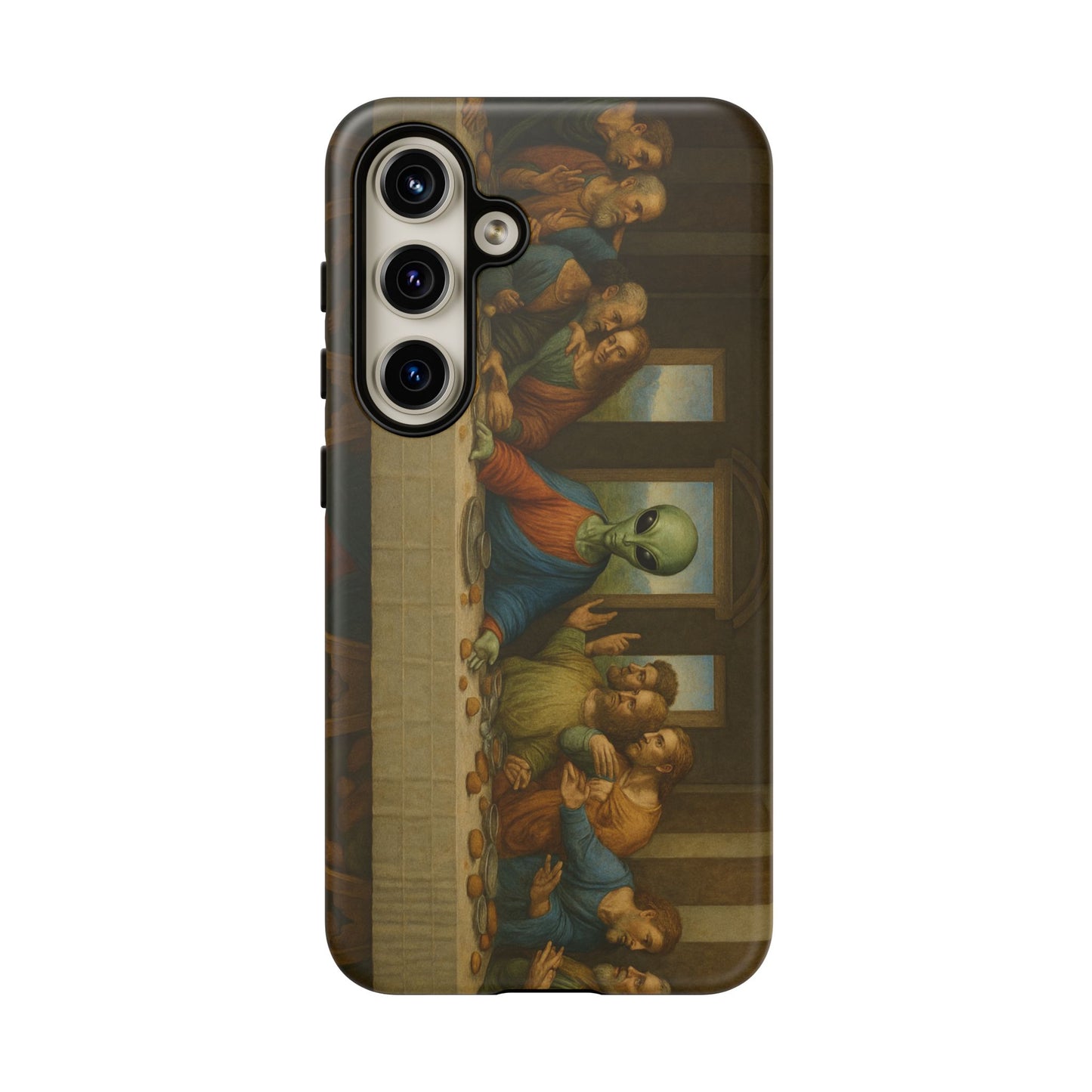Phone Case - 'The Last Supper' Alien Parody Protective Cover