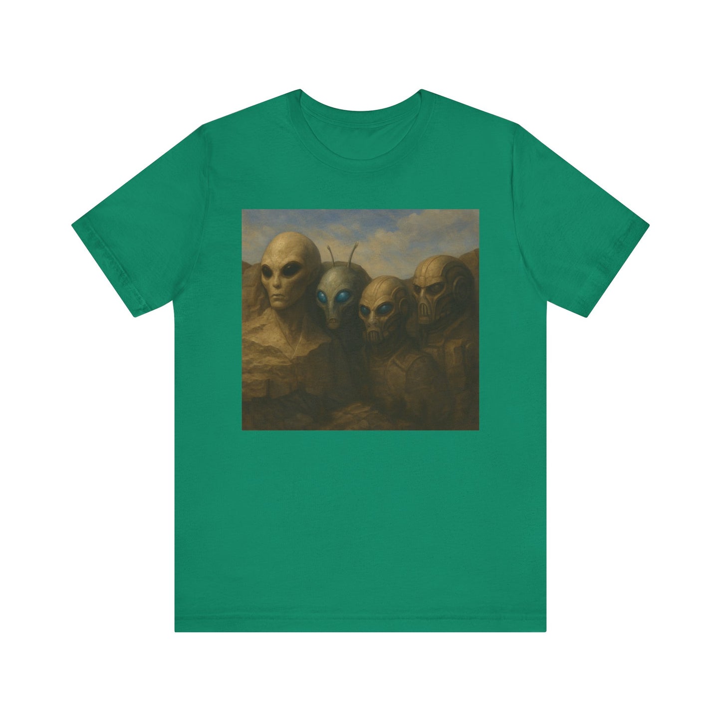 Alien Portrait T-Shirt — Vintage Sci‑Fi Art Tee
