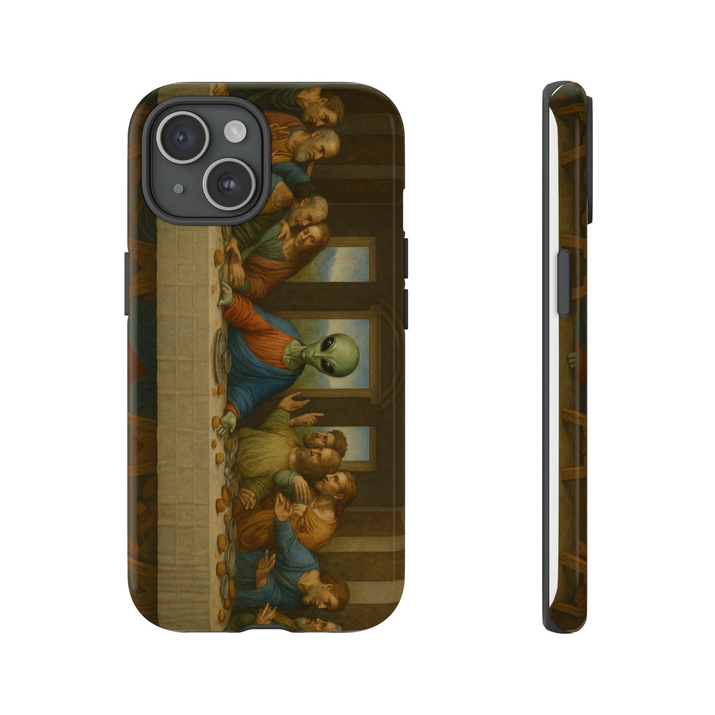 Phone Case - 'The Last Supper' Alien Parody Protective Cover