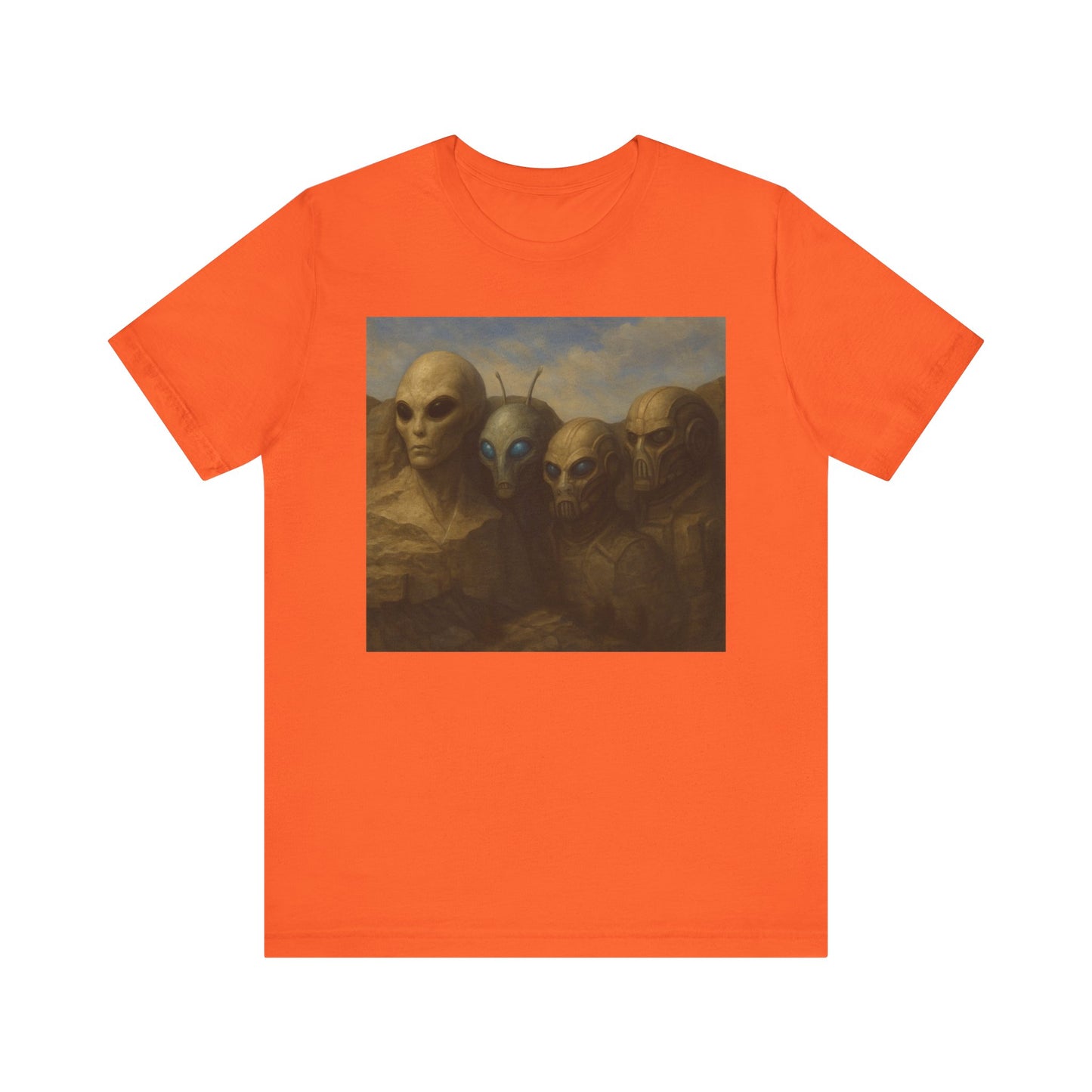 Alien Portrait T-Shirt — Vintage Sci‑Fi Art Tee