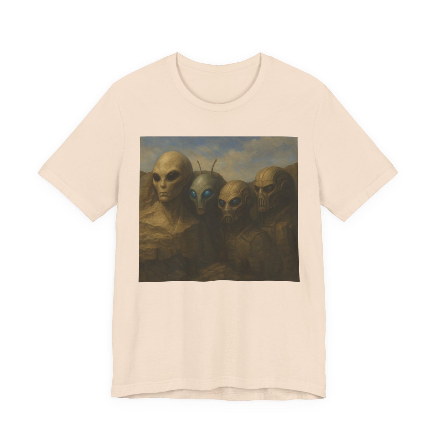 Alien Portrait T-Shirt — Vintage Sci‑Fi Art Tee