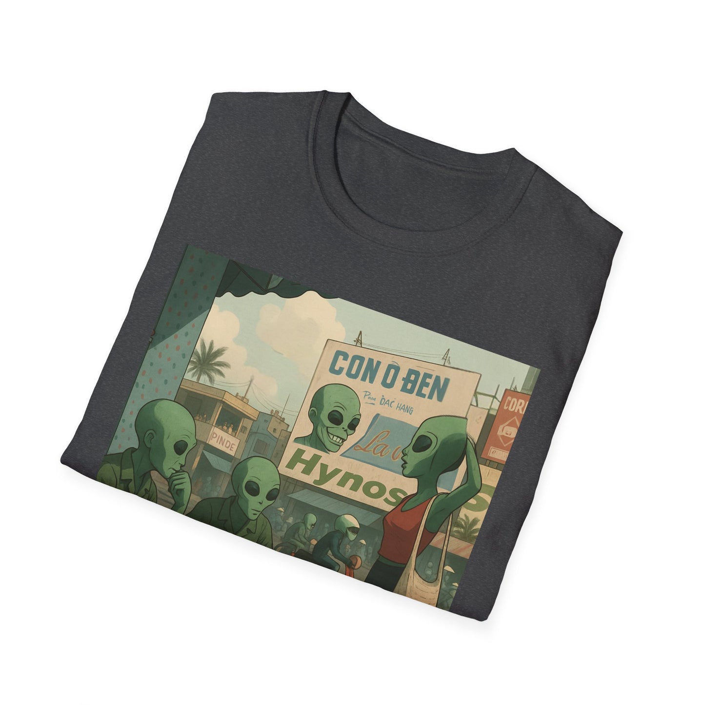 Alien Full Metal Jacket Graphic T-Shirt — Retro 'Con & Ben Hypnos' Illustration