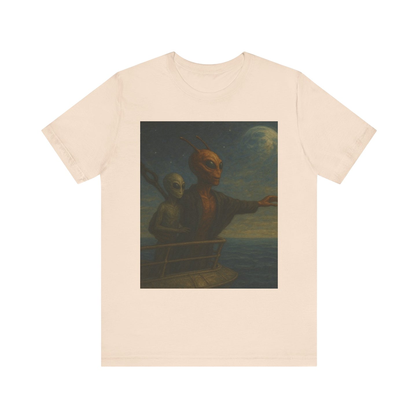 Alien Voyage T‑Shirt — Vintage Surreal Art Tee