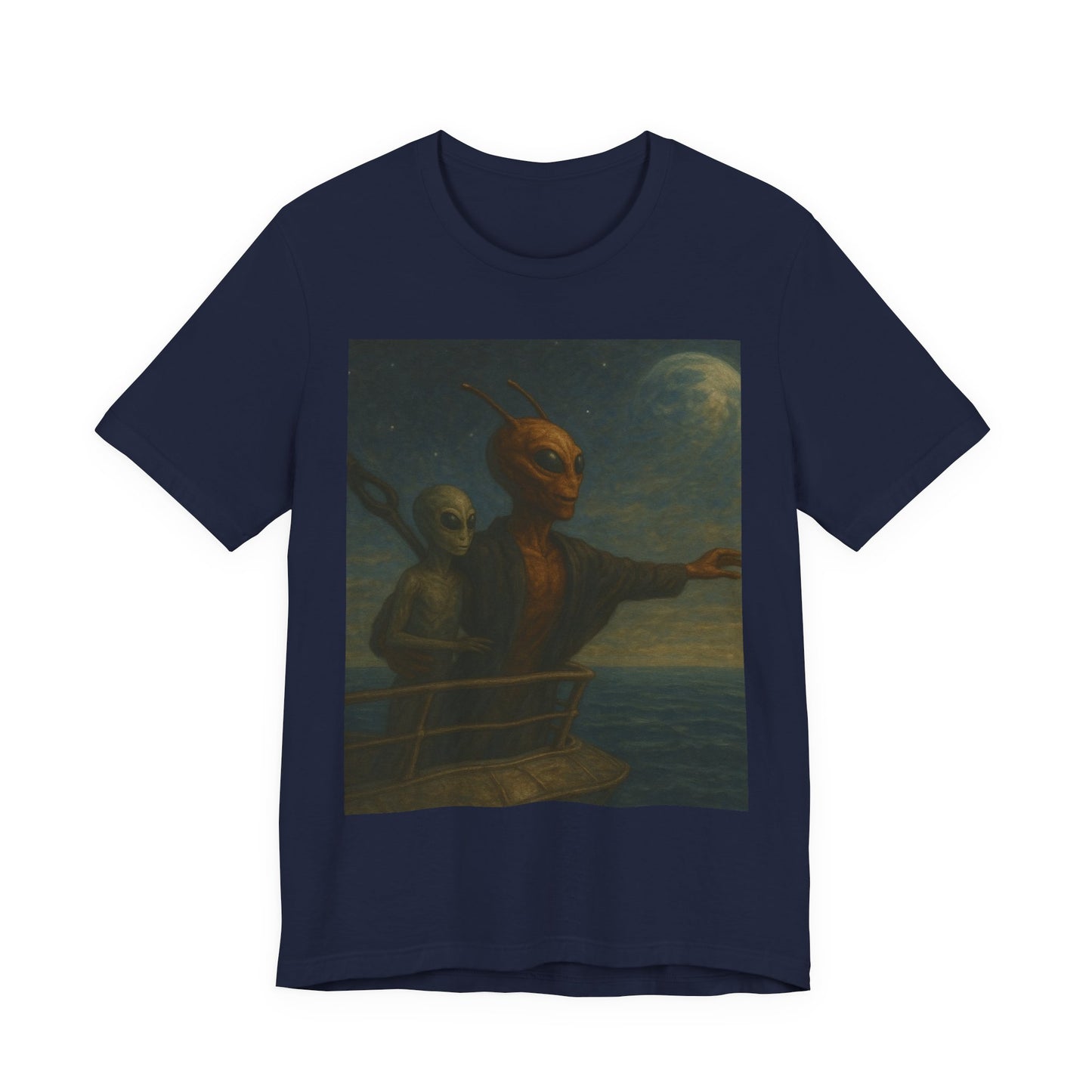 Alien Voyage T‑Shirt — Vintage Surreal Art Tee