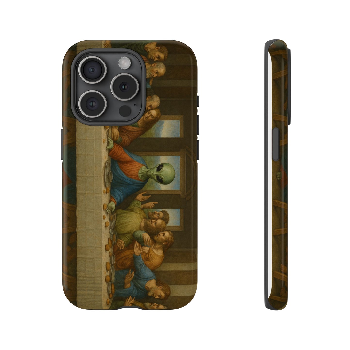 Phone Case - 'The Last Supper' Alien Parody Protective Cover
