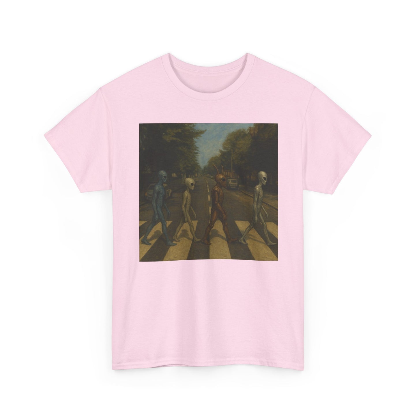 T-Shirt — Retro Abbey Road Skull Crossing Graphic Tee