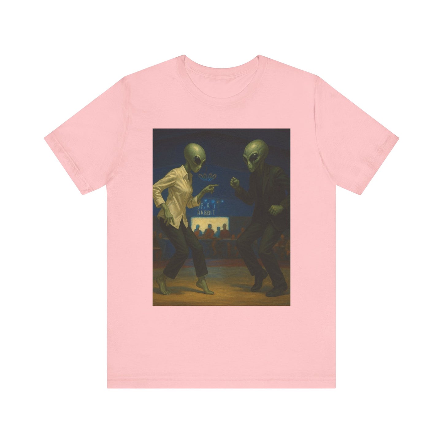 Graphic Tee — Vintage Moonlit Voyage Painting