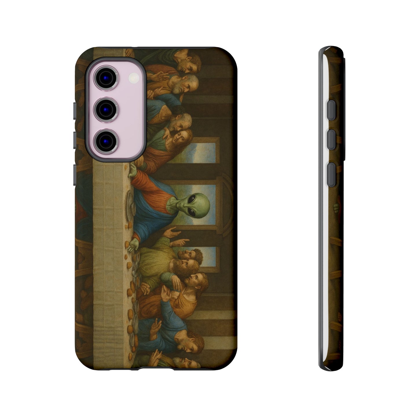 Phone Case - 'The Last Supper' Alien Parody Protective Cover