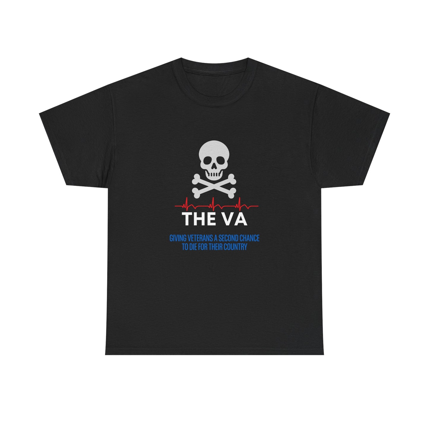 Veteran Skull & Crossbones Tee – “THE VA” Tribute T-Shirt