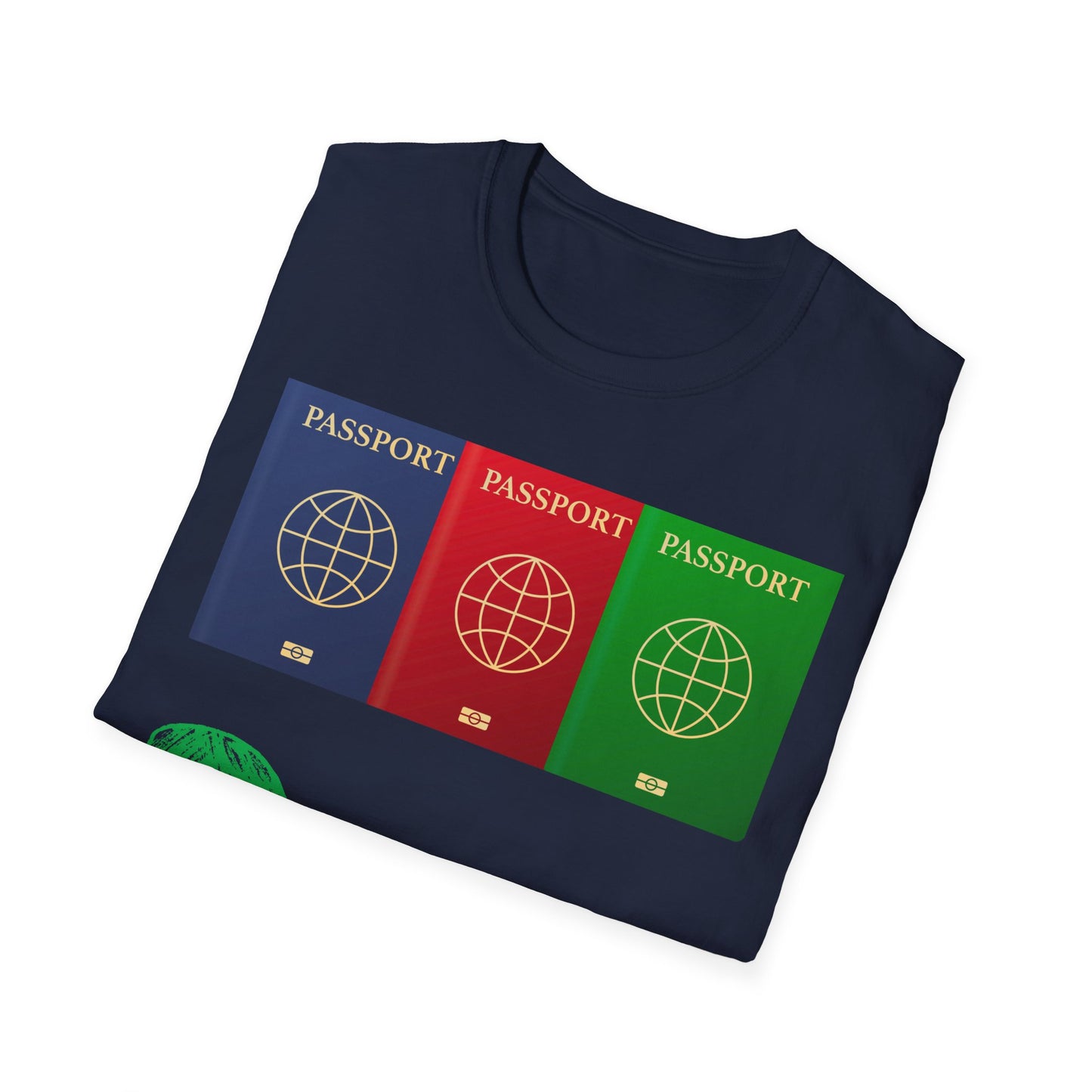 Passport Bro T‑Shirt — Travel Crewneck for Adventurers