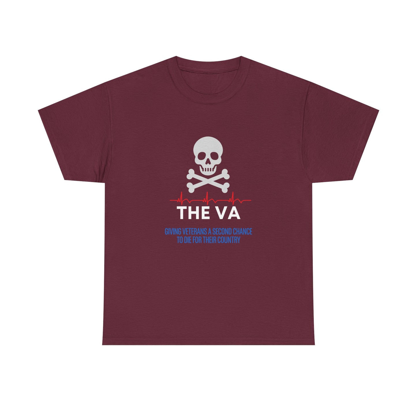 Veteran Skull & Crossbones Tee – “THE VA” Tribute T-Shirt