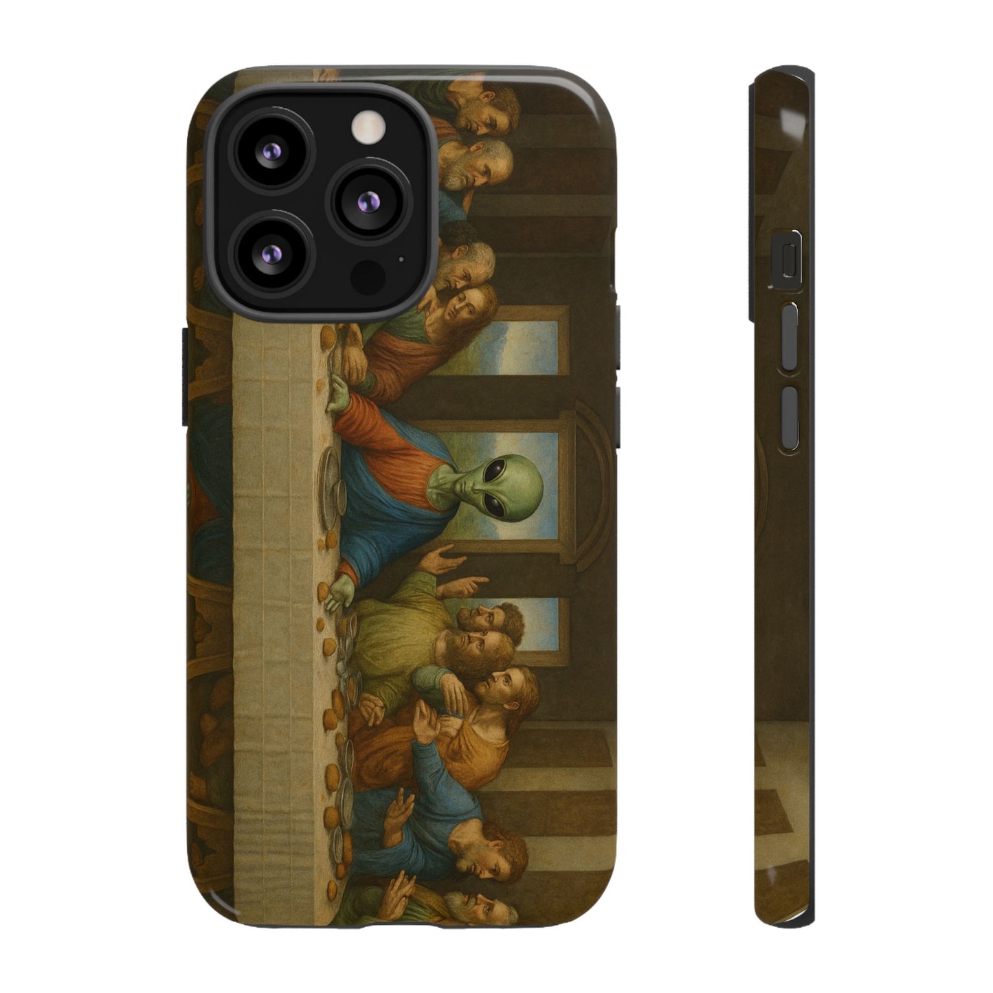 Phone Case - 'The Last Supper' Alien Parody Protective Cover