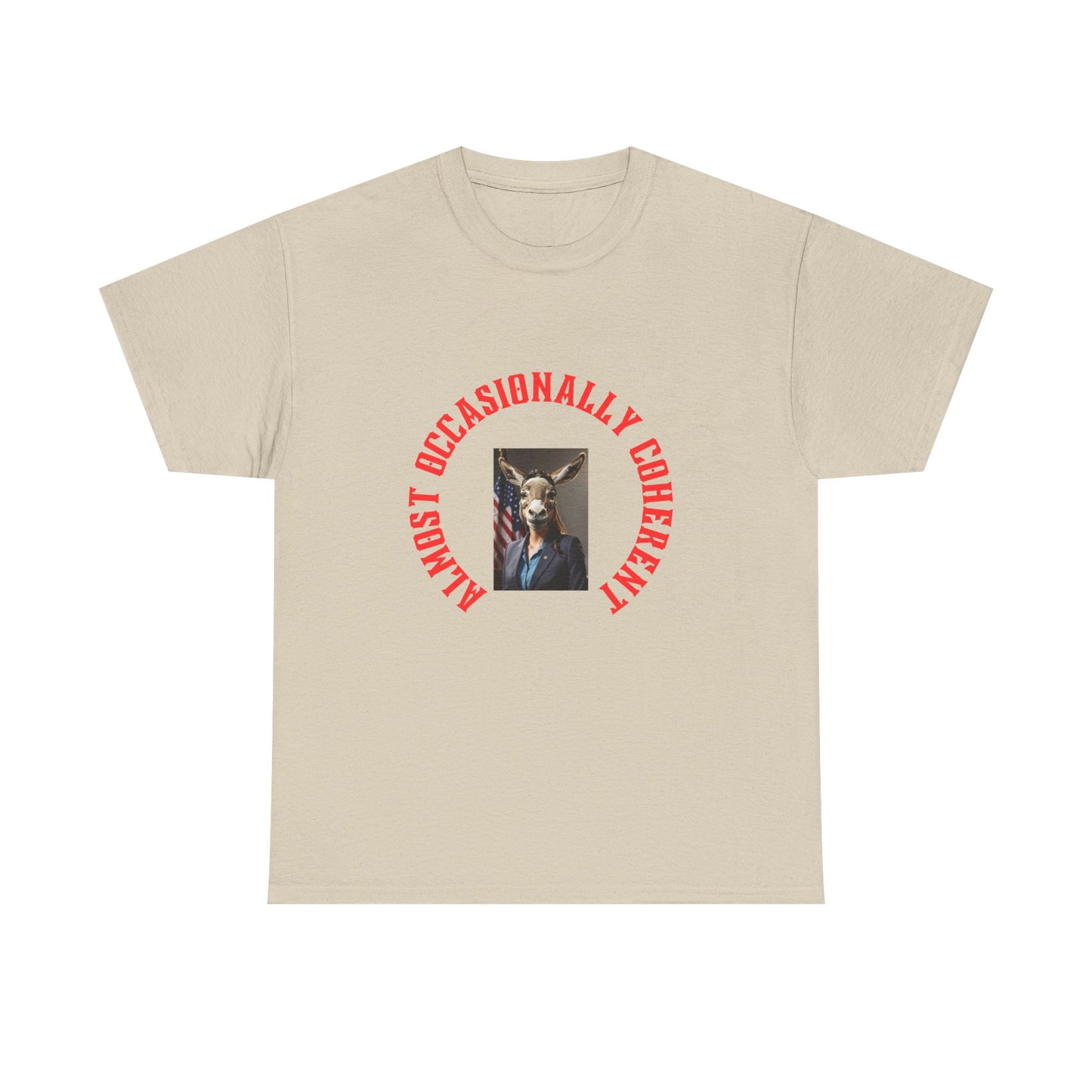 T-Shirt — Almost Occasionally Cheeky (Vintage Dog Portrait)
