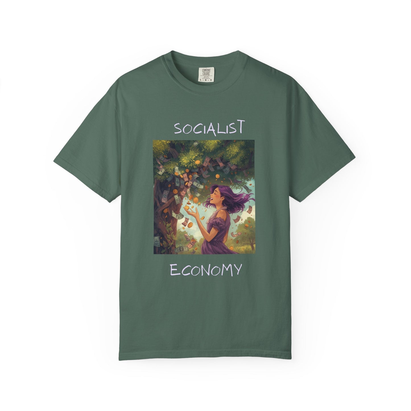 Socialist Economy T-Shirt — Illustrated Garden Graphic Tee