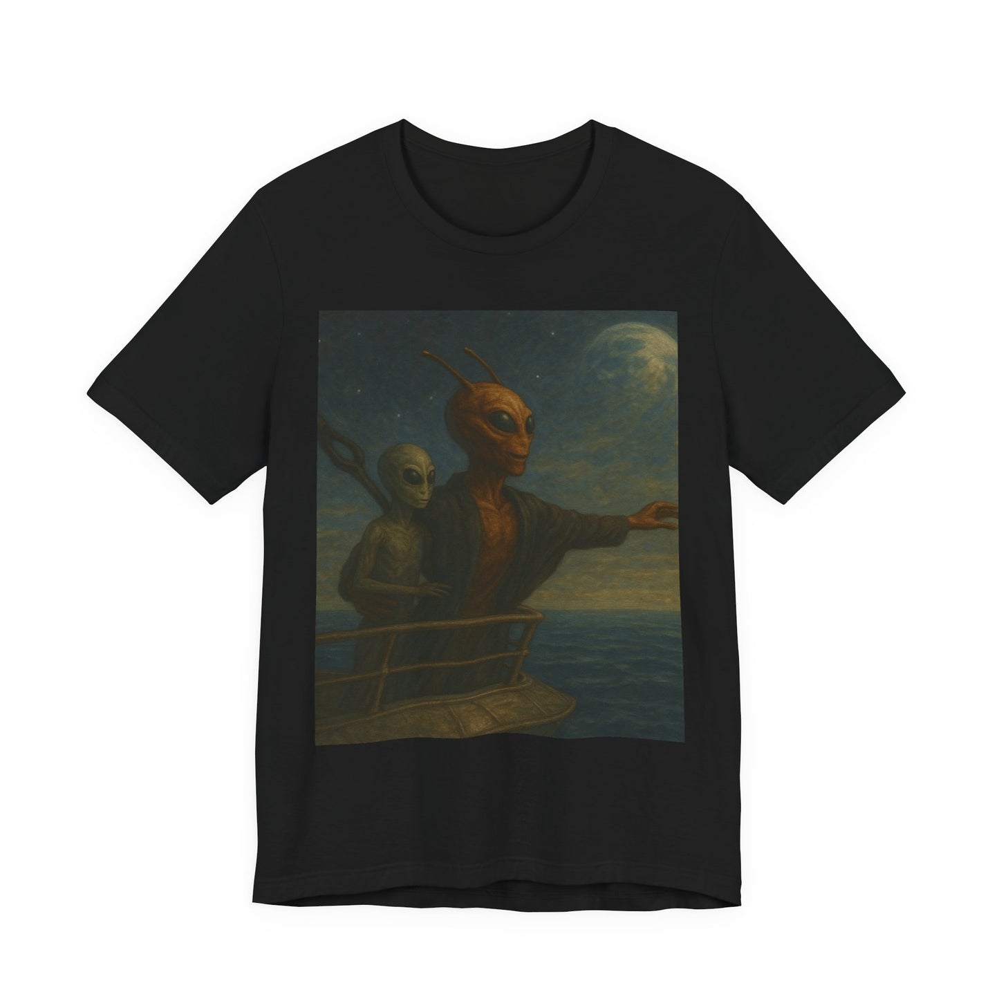 Alien Voyage T‑Shirt — Vintage Surreal Art Tee