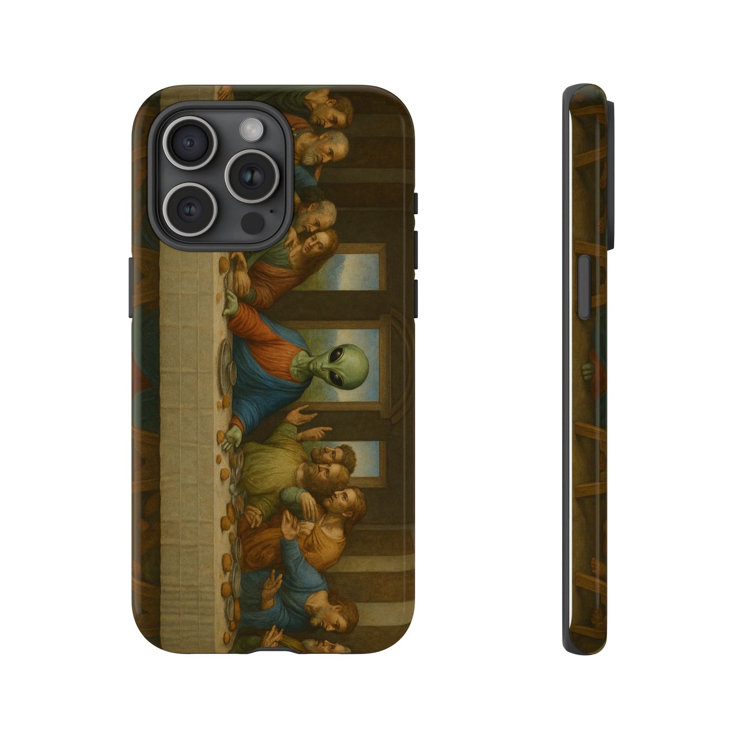 Phone Case - 'The Last Supper' Alien Parody Protective Cover