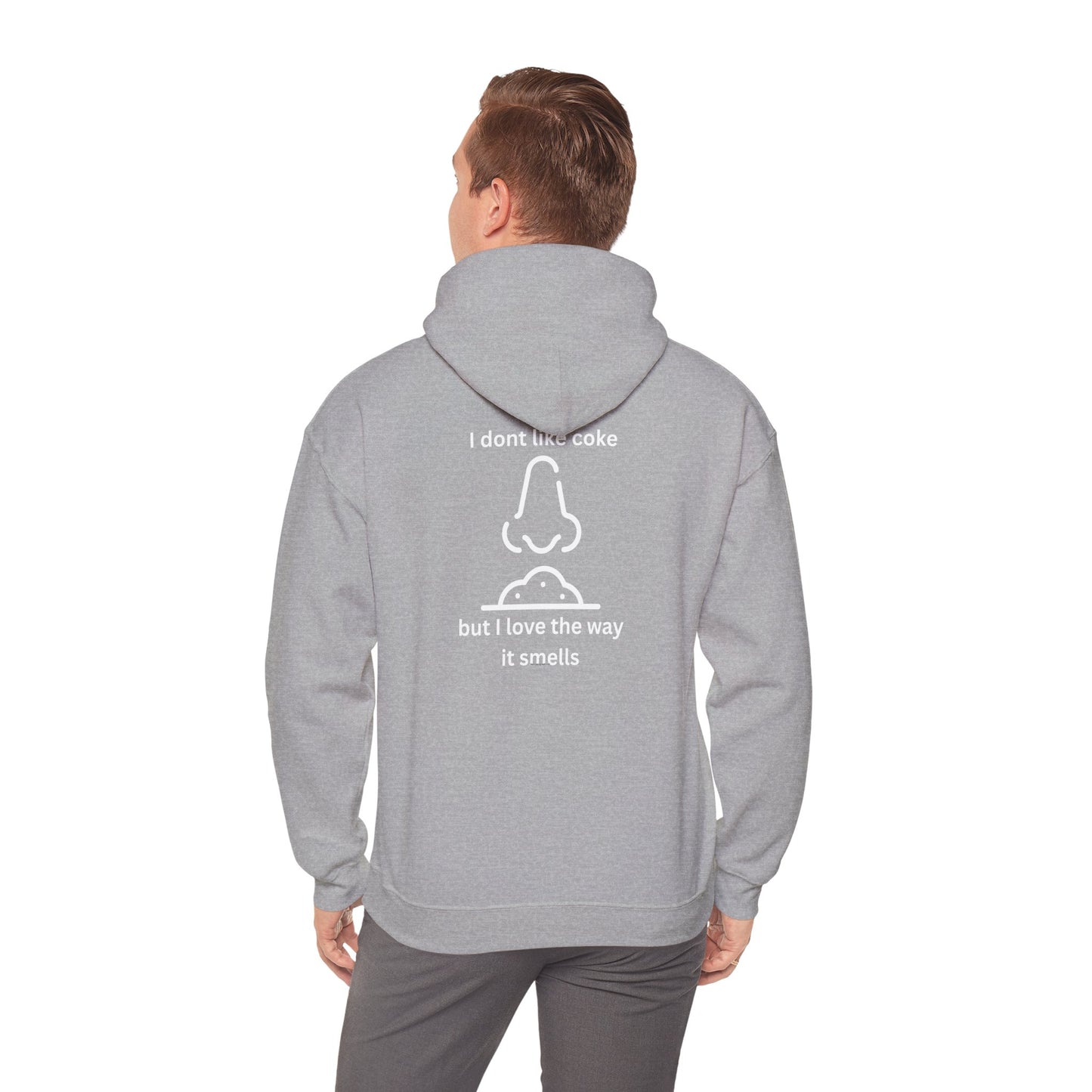 Hoodie — Funny "I Don’t Like coke But I Love The Way It Smells" Graphic Hoodie