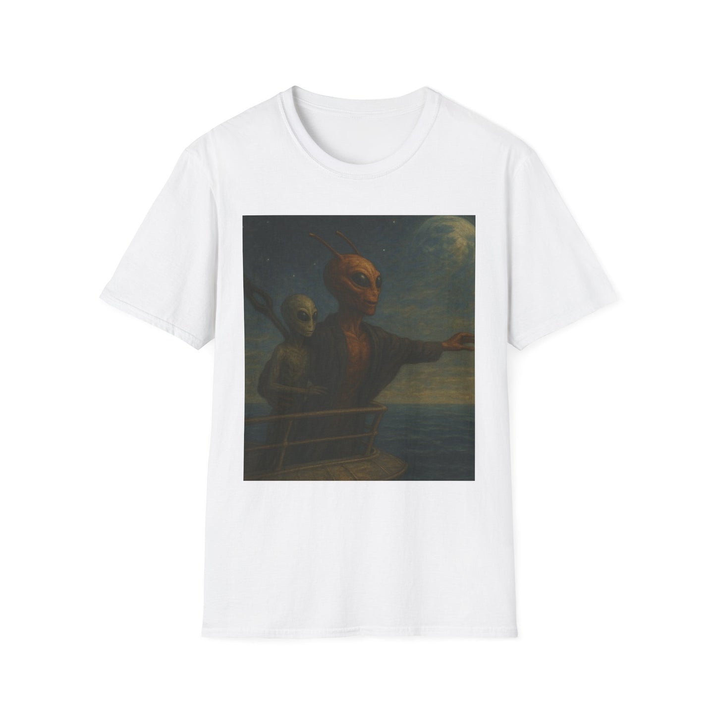 Alien Voyage T-Shirt — Vintage Surreal Art Tee
