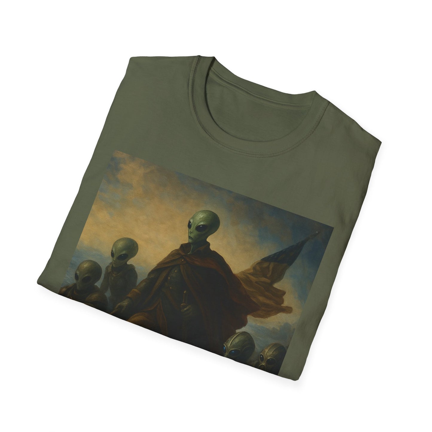 Alien Revolution T-Shirt — Vintage Portrait of Extraterrestrial Leaders