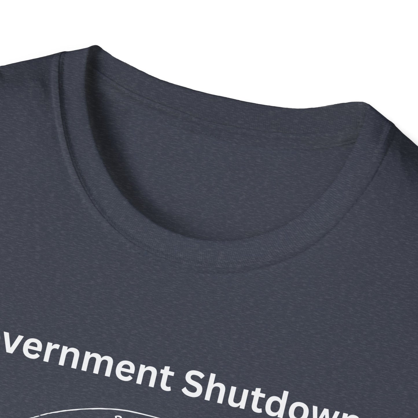 Government Shutdown Didn't Notice T-Shirt — Capitol Graphic Political Humor Tee