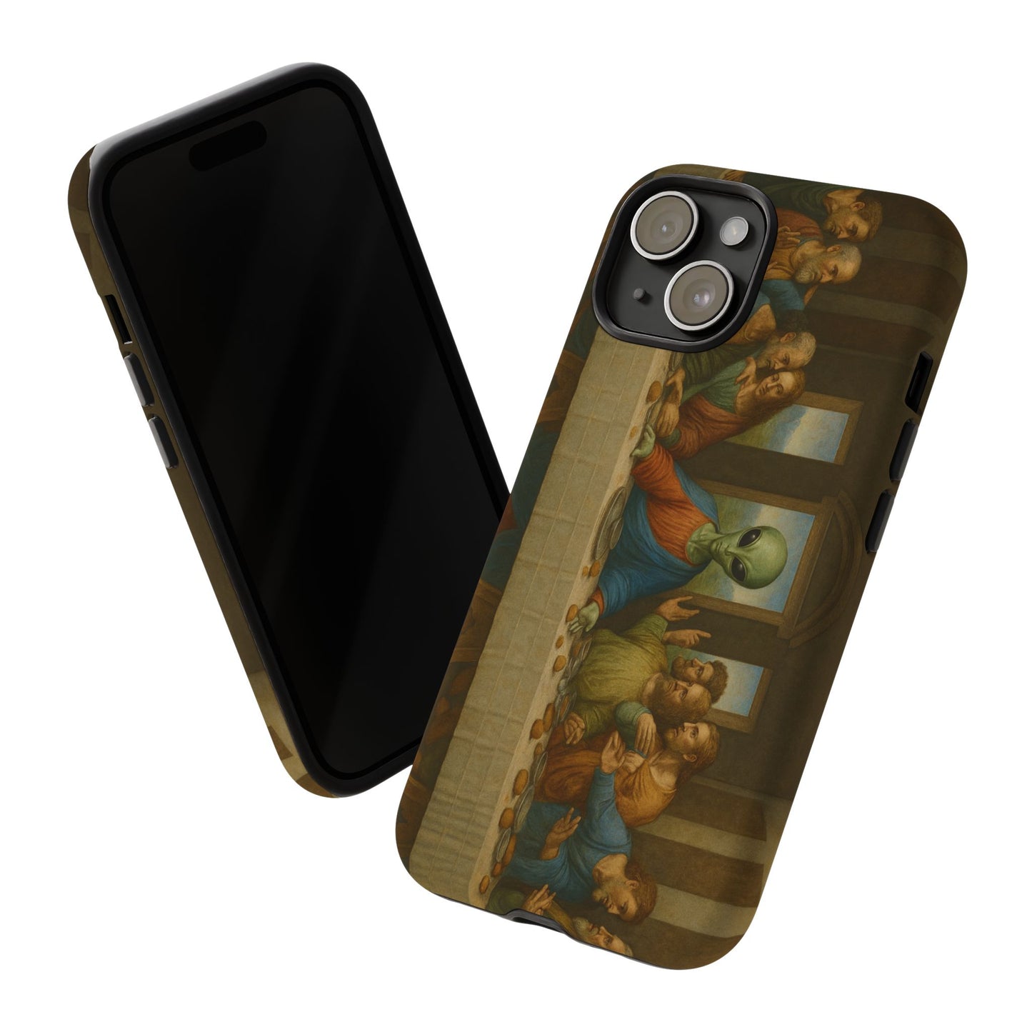 Phone Case - 'The Last Supper' Alien Parody Protective Cover