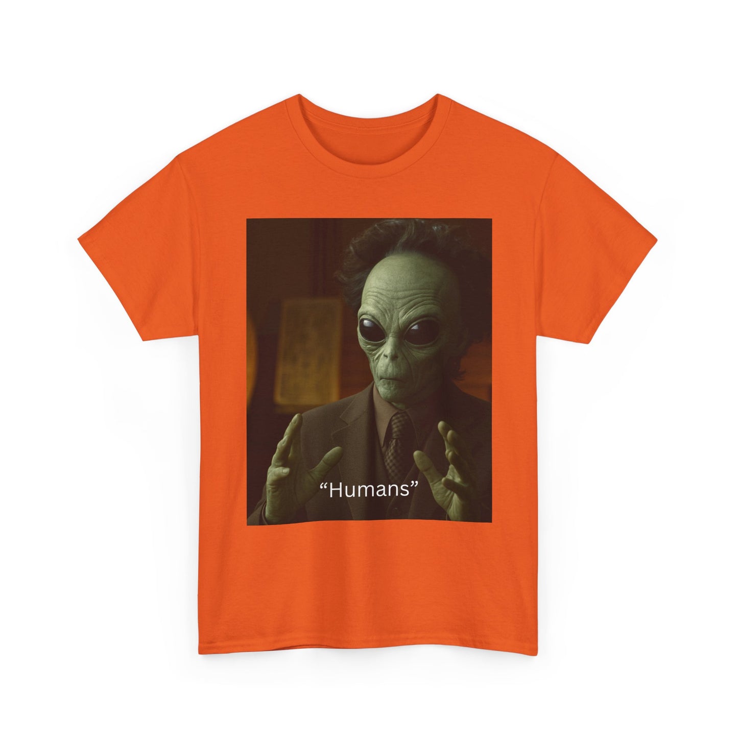 Alien Meme T-Shirt — 'Humans' Retro Funny Graphic Tee