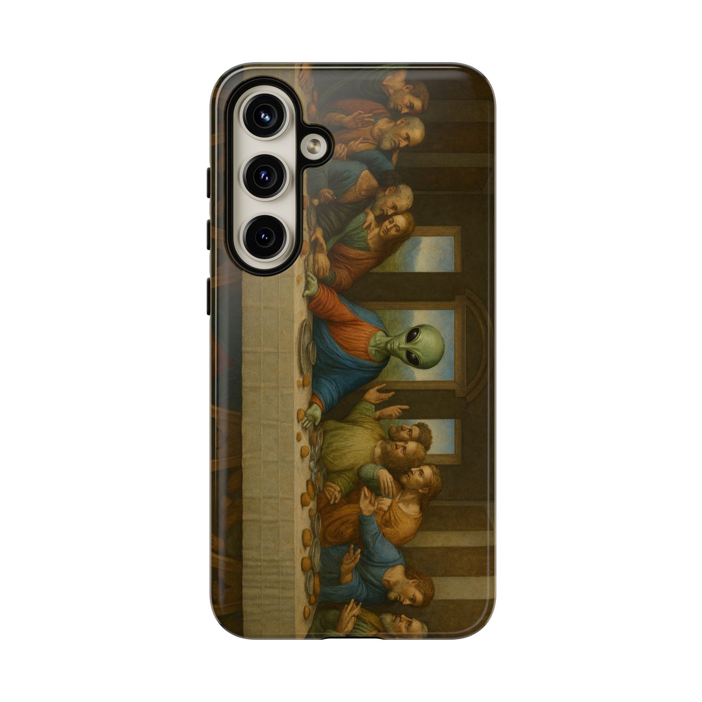 Phone Case - 'The Last Supper' Alien Parody Protective Cover
