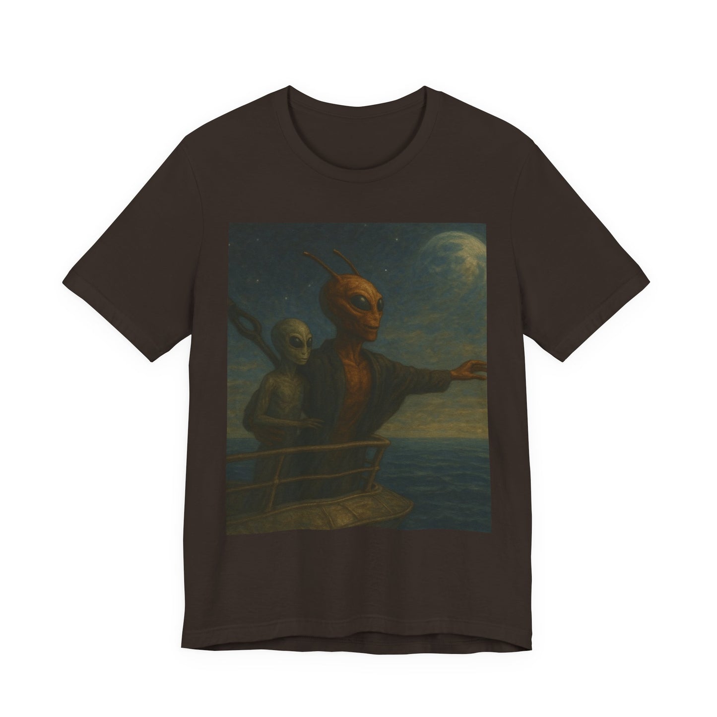 Alien Voyage T‑Shirt — Vintage Surreal Art Tee